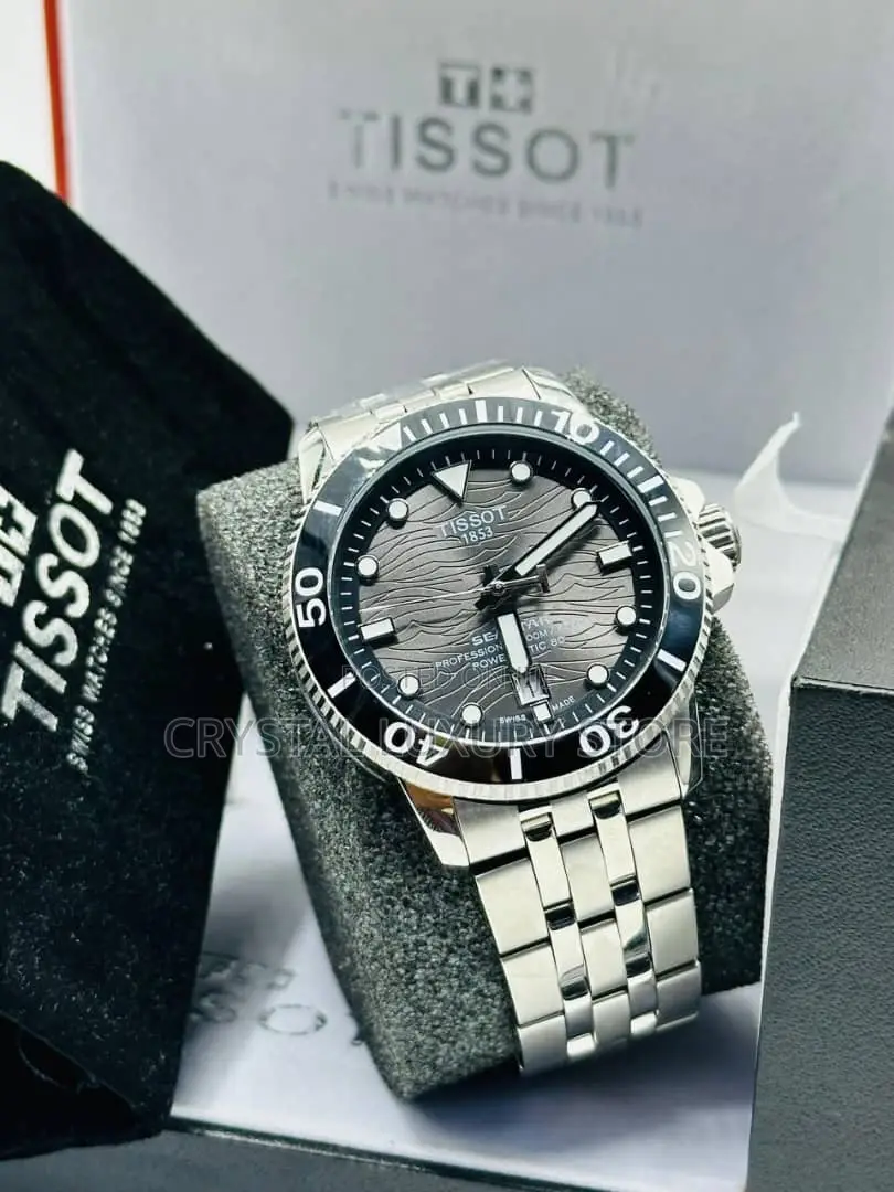 Tissot Quality Luxury Men Automatic Engine Chain Strap Wristwatch