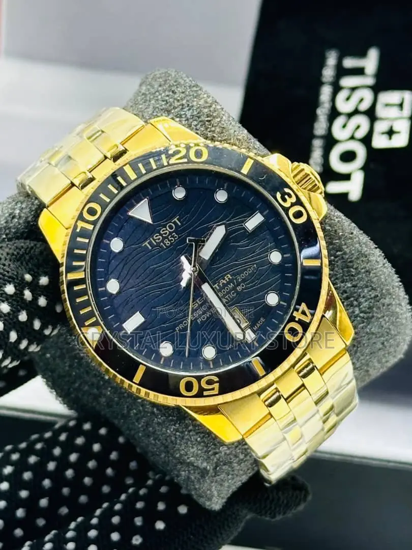 Tissot Quality Luxury Men Automatic Engine Chain Strap Wristwatch