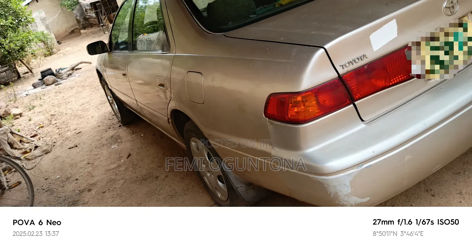 Toyota Camry CE 4dr Sedan (2.2L 4cyl 4A) 2000 Gold