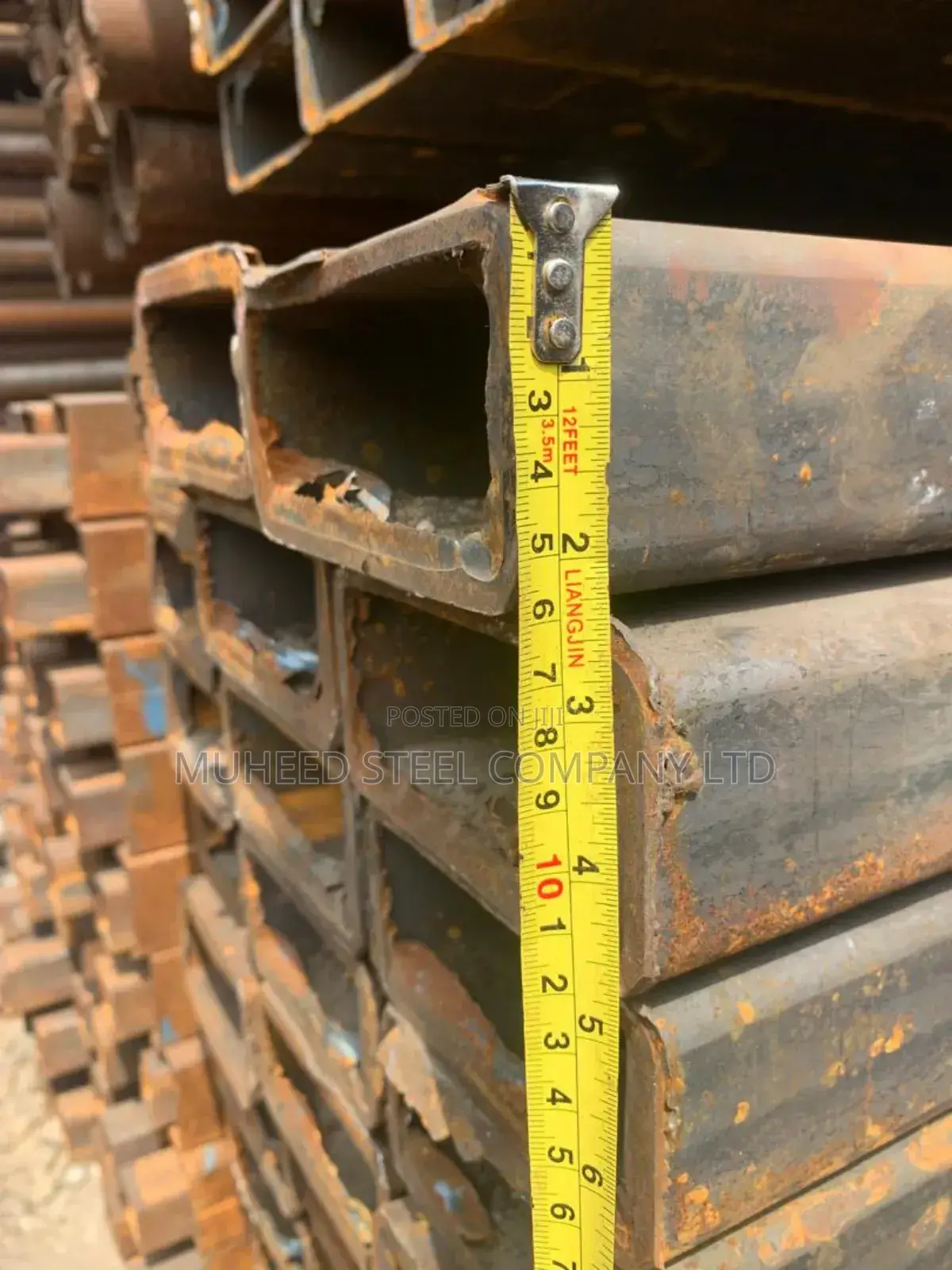 120x60x5mm Rectangular Pipe Mildsteel