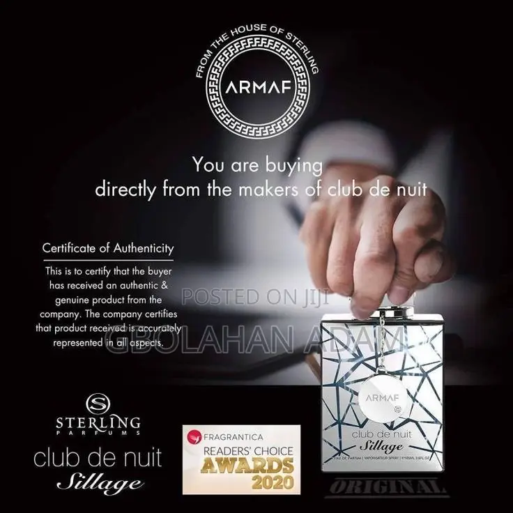 Armaf Club De Nuit Sillage