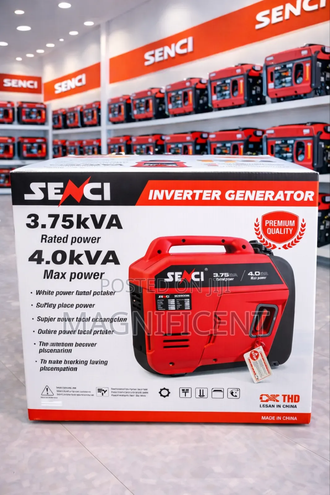 Original Senci Inverter Generator 4.0kva – Sealed