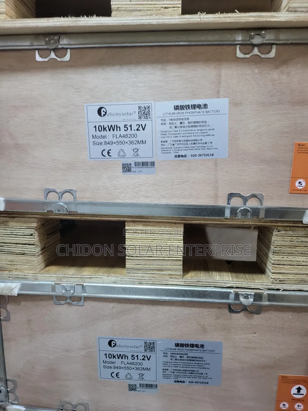 10kwh 51.2v Felicity Lithium Ion Battery