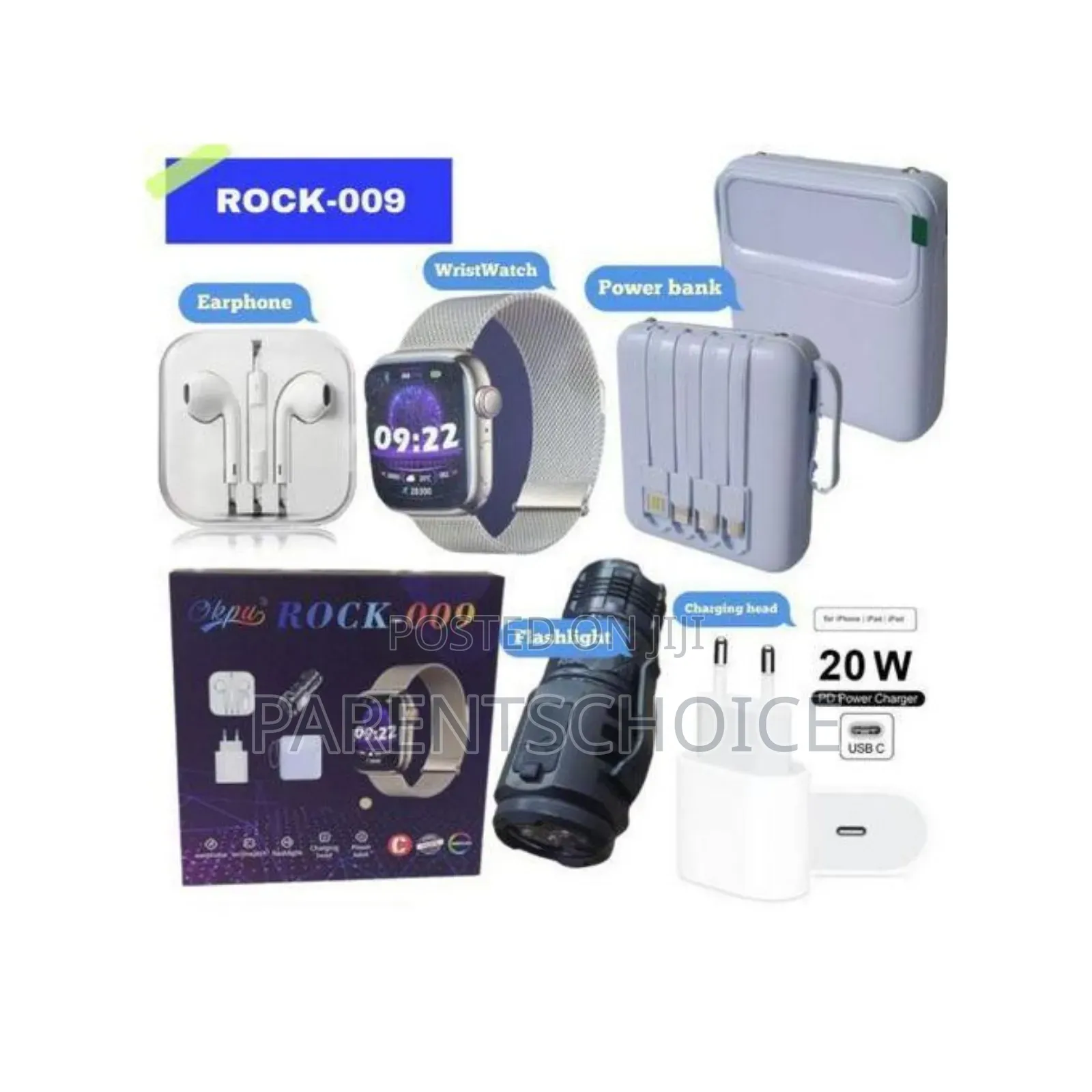 Rock-009 Premium 7-in-1 Smart Watch