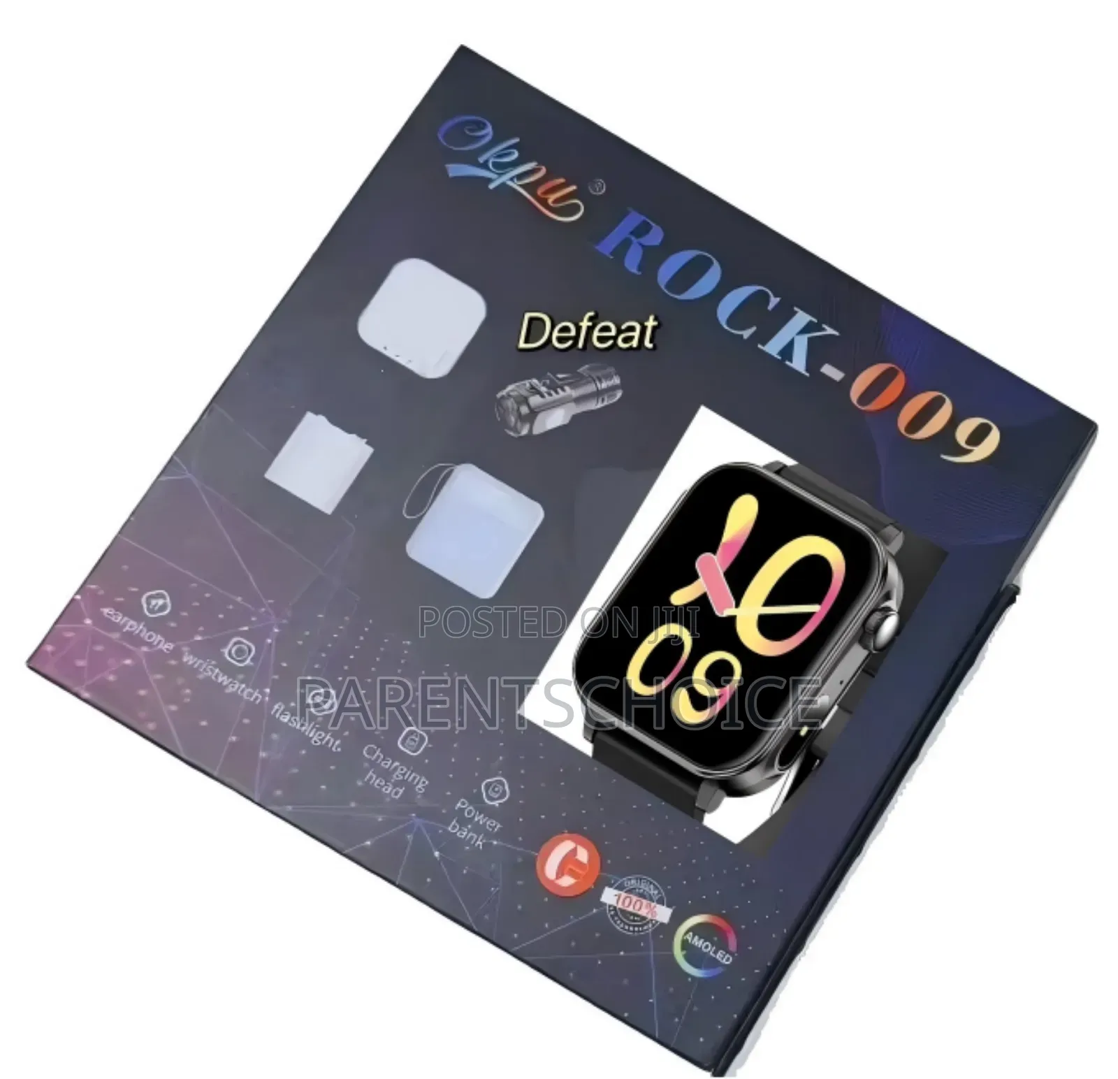 Rock-009 Premium 7-in-1 Smart Watch