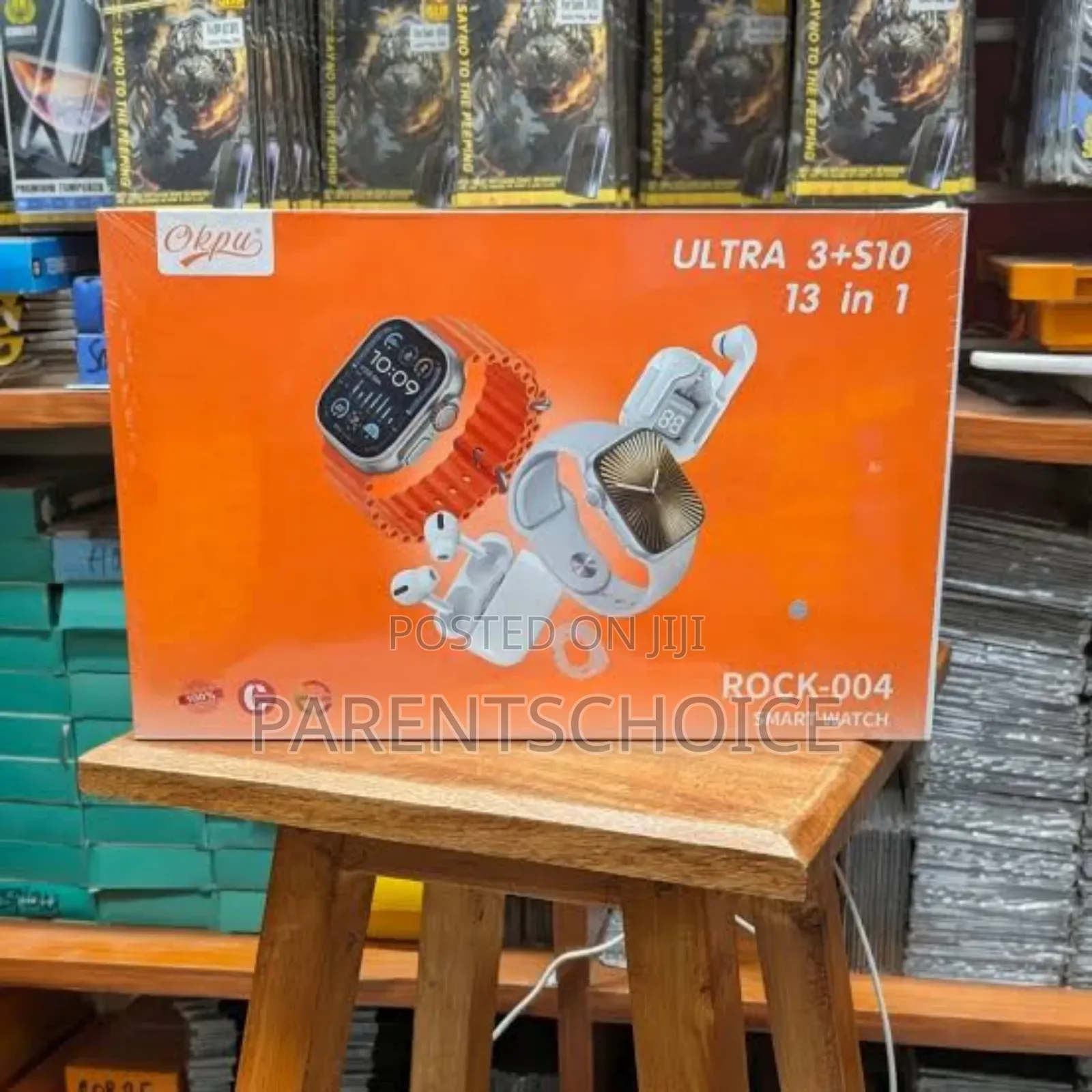 Rock 004 Smart Watch Okpu Ultra 3+S10 13 in 1