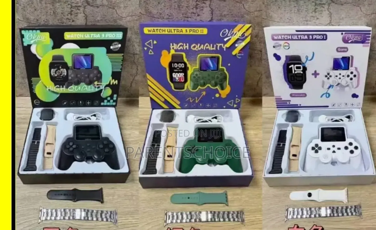 Watch Ultra 3 Pro Smart Watch With Gaming Pad