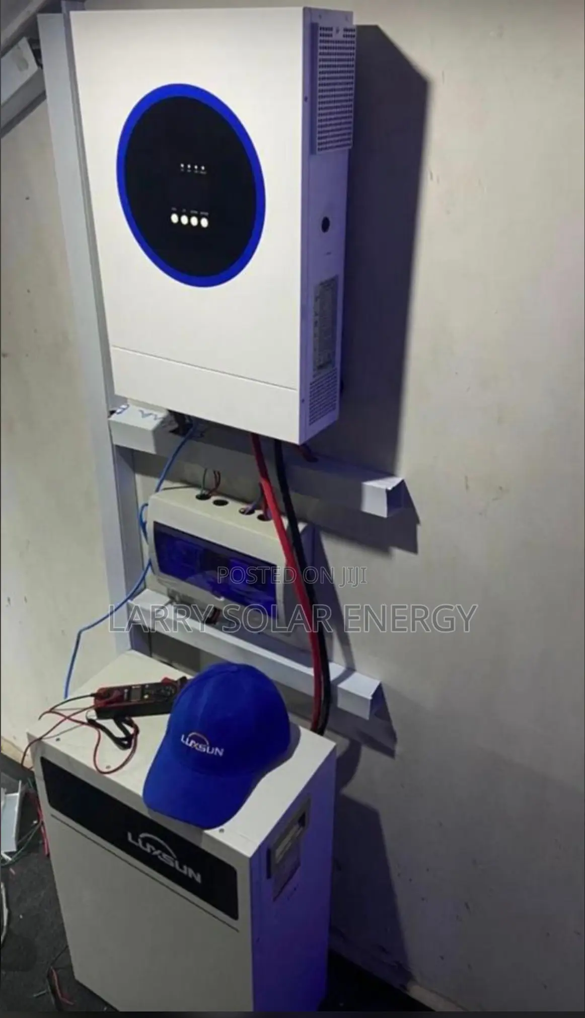 10kva Installation With 15kwh Battery and 12pics of 550w Solar Panel