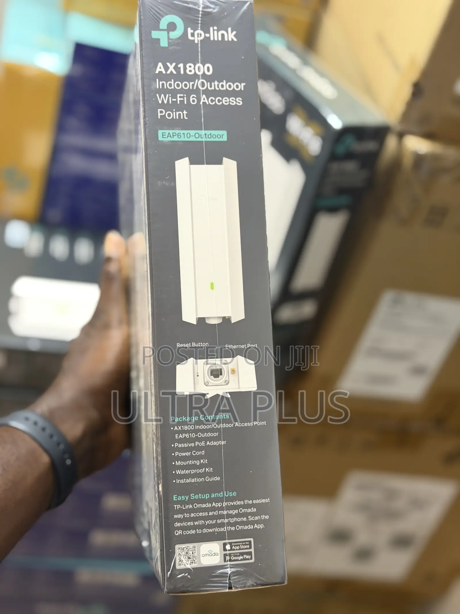 Tp Link Indoor/Outdoor Wifi 6 Access Point - Eap610-Outdoor Ax1800