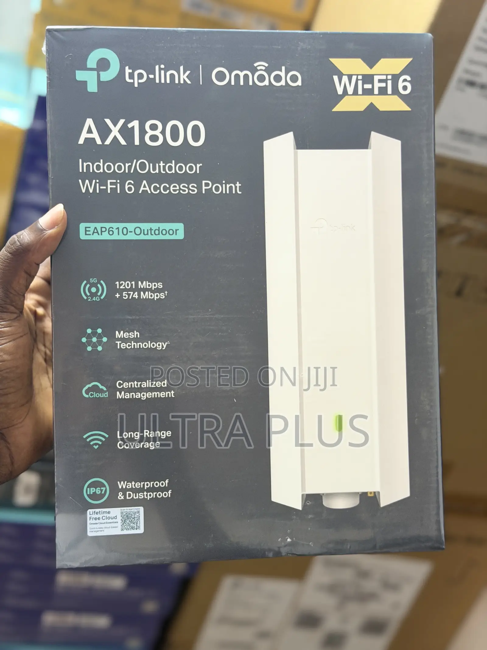 Tp Link Indoor/Outdoor Wifi 6 Access Point - Eap610-Outdoor Ax1800