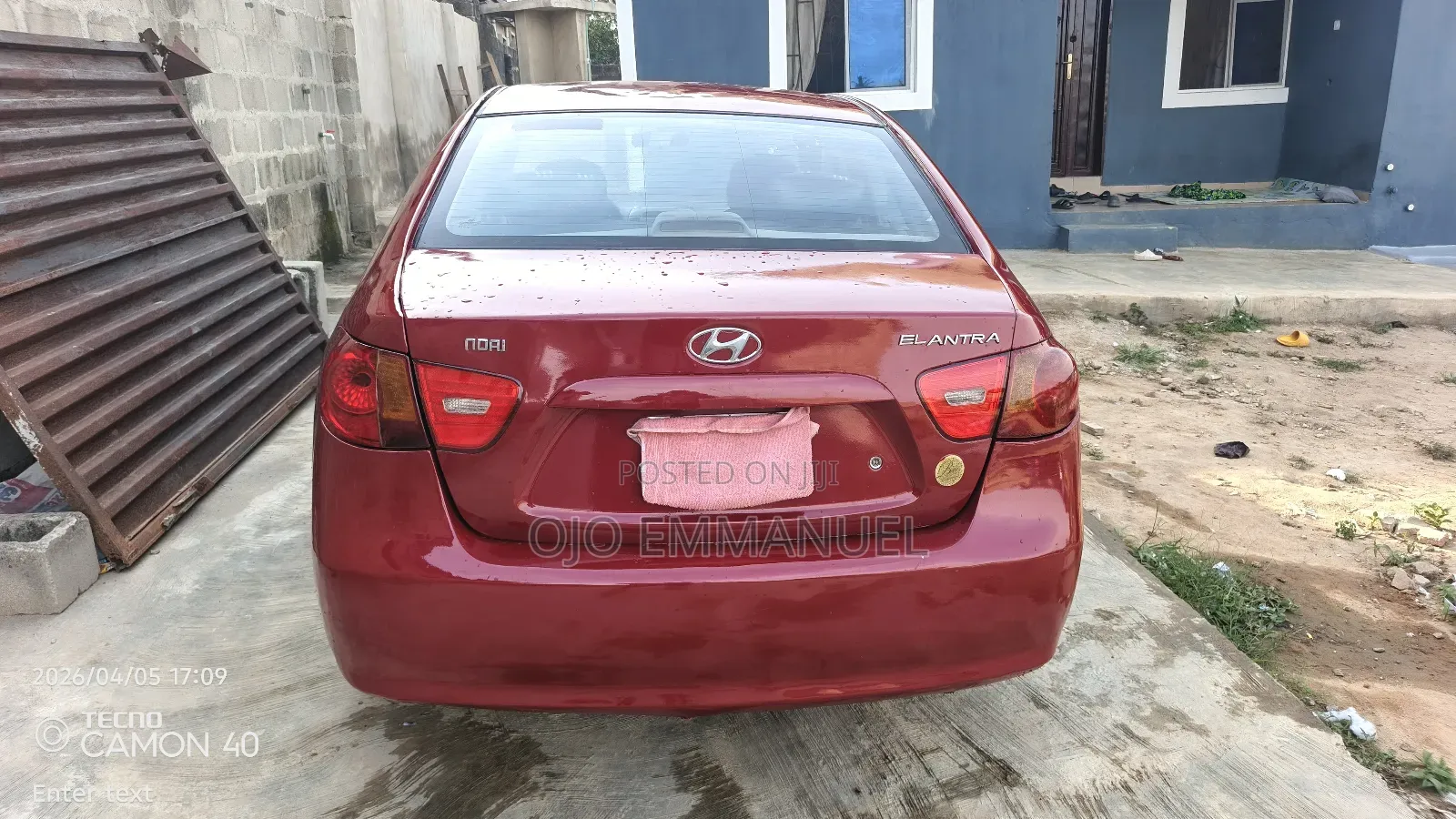Hyundai Elantra 1.6 Automatic 2009 Red