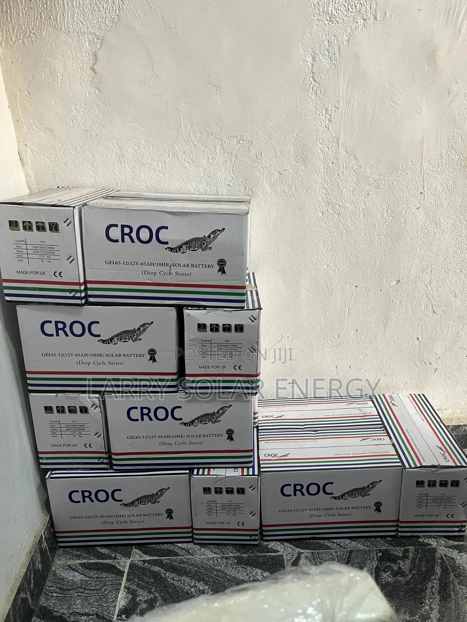 65ah/12v Croc Gel Battery