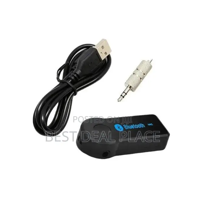 Wireless Bluetooth 3.5mm Aux Car Audio Receiver Adapter Mic