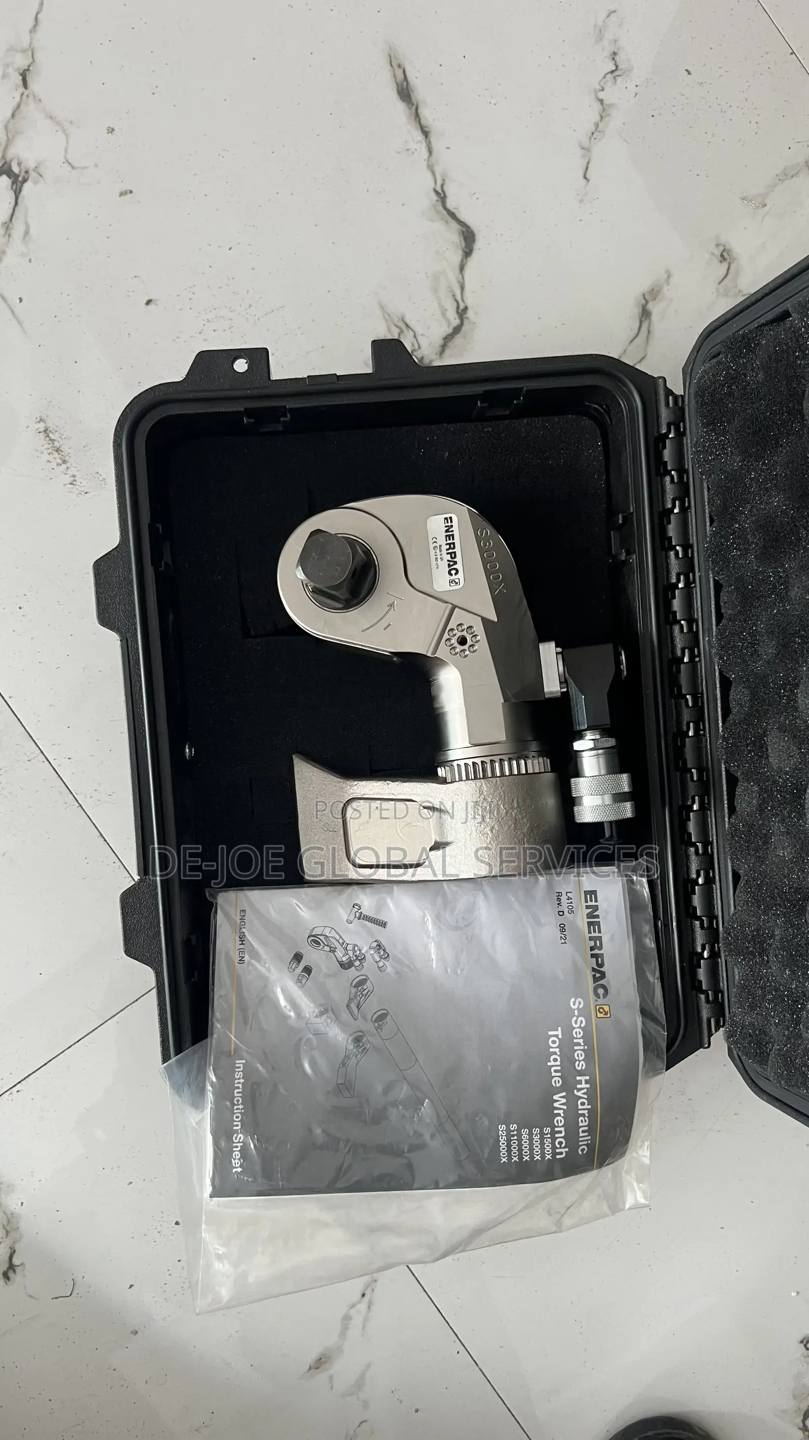 Enerpac S-Series Hydraulic Torque Wrench, Model Number S11000x