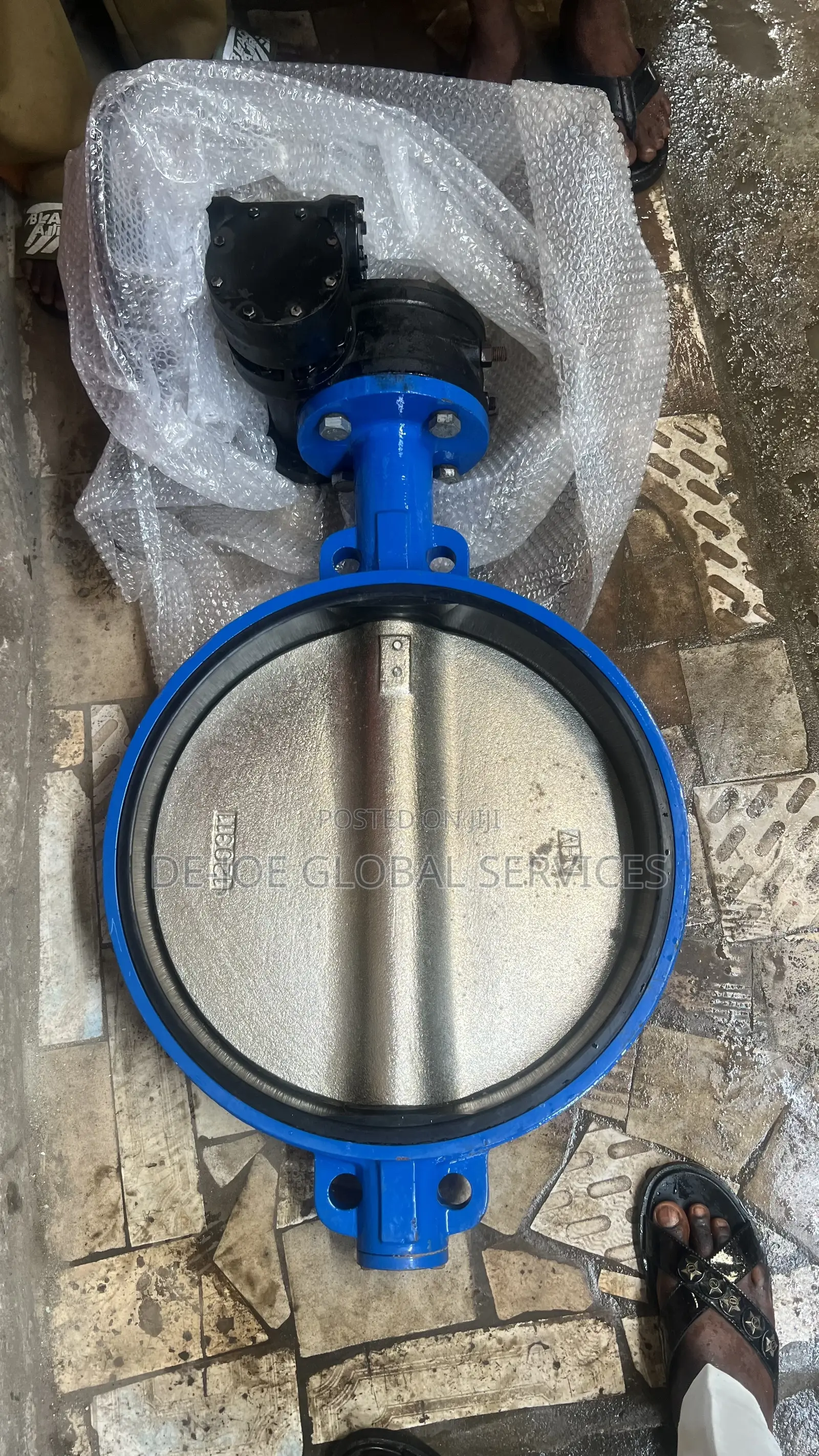Gear Operated Wafer Butterfly Valve Dn 300