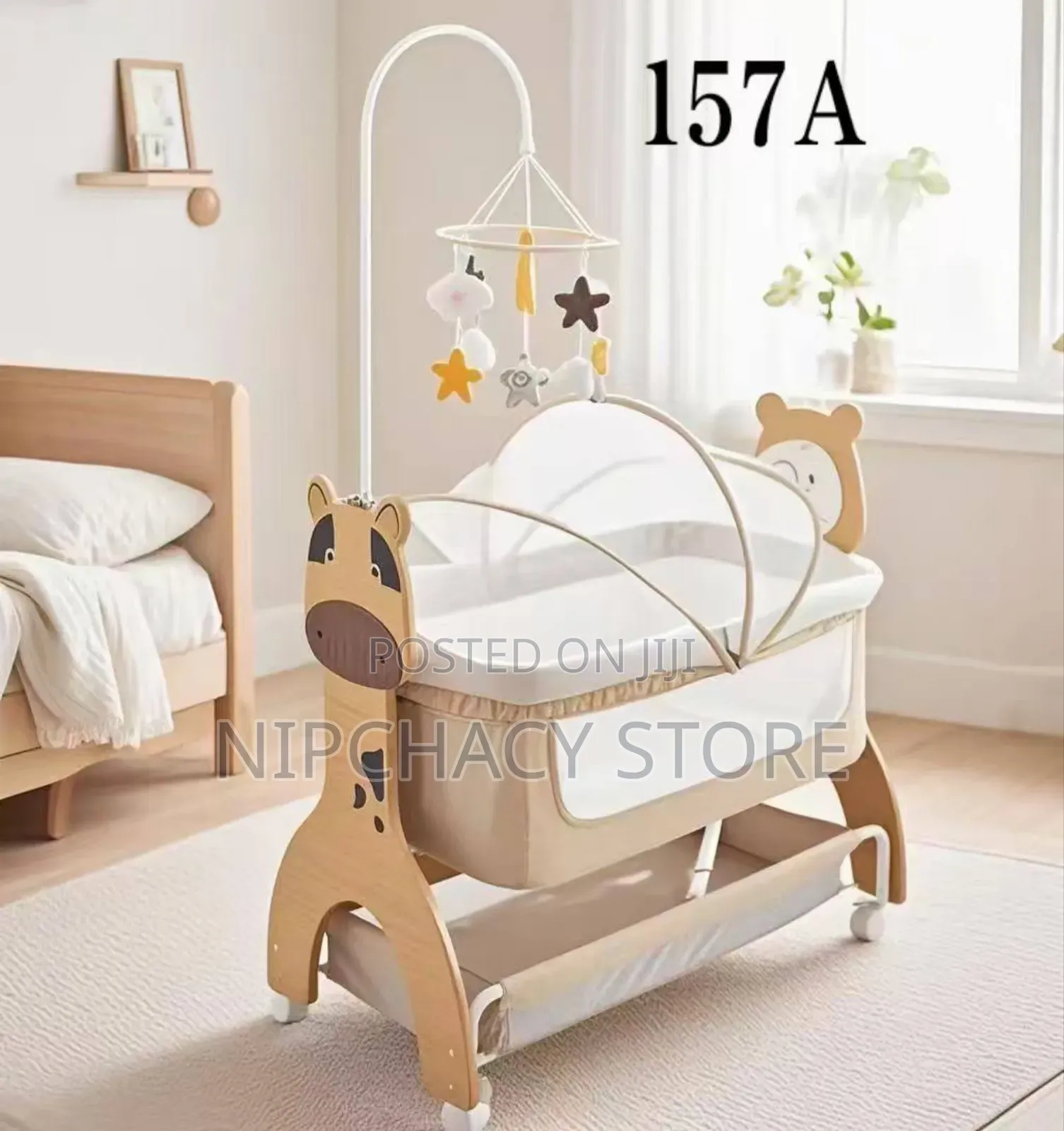 Baby Electric Swing Bassinet With Remote