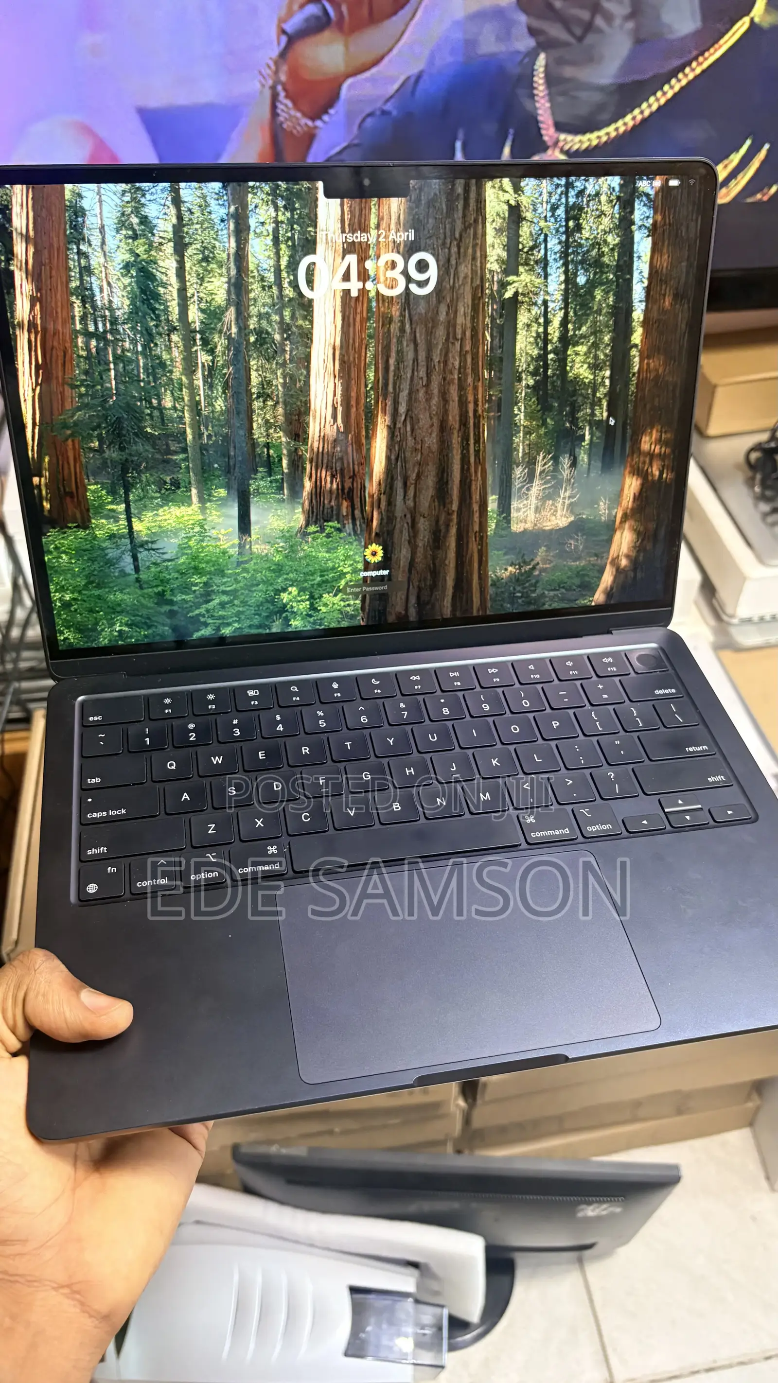 Laptop Apple MacBook Air 2022 M2 8GB Apple M2 SSD 256GB
