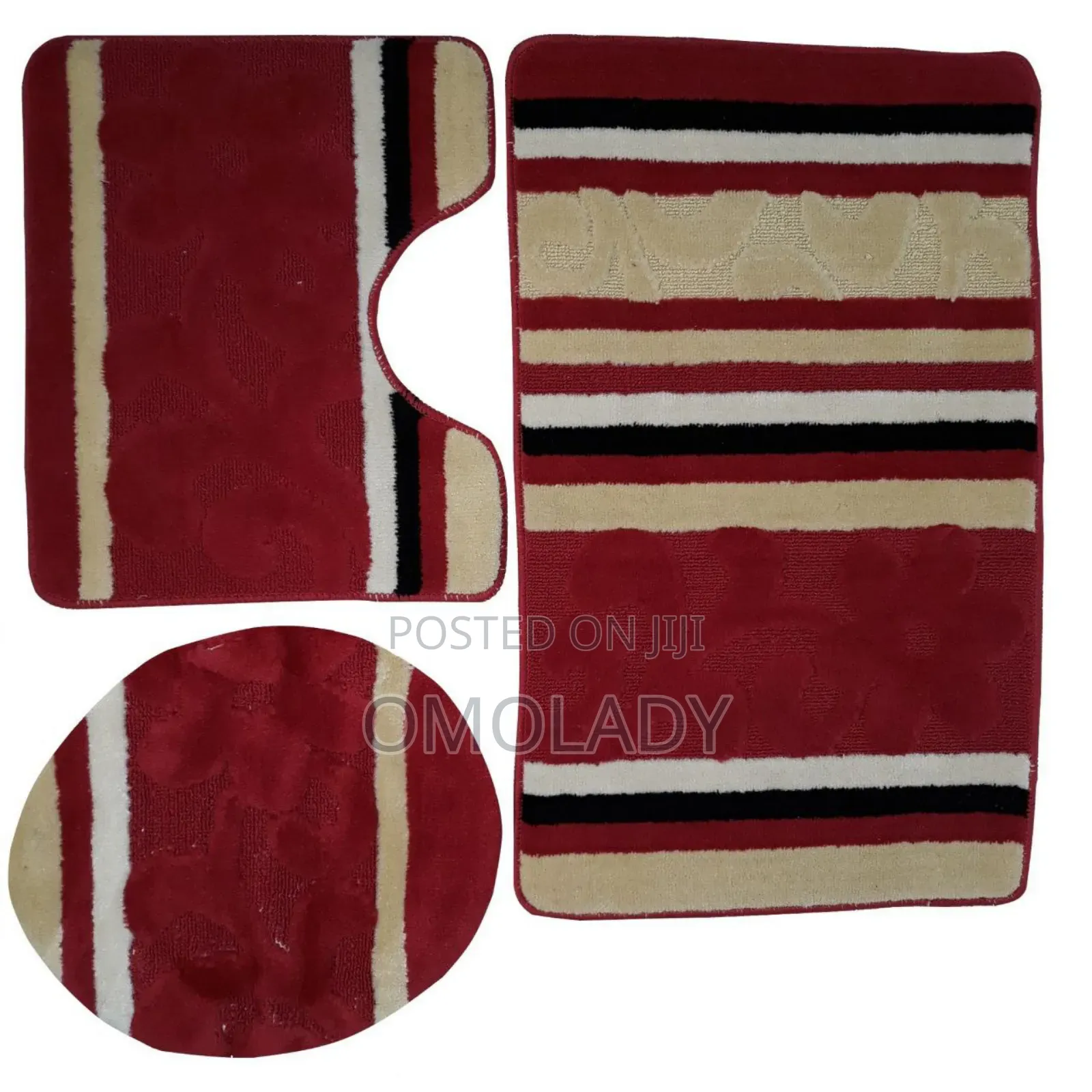 3 in 1 Soft Bathroom Mat Set