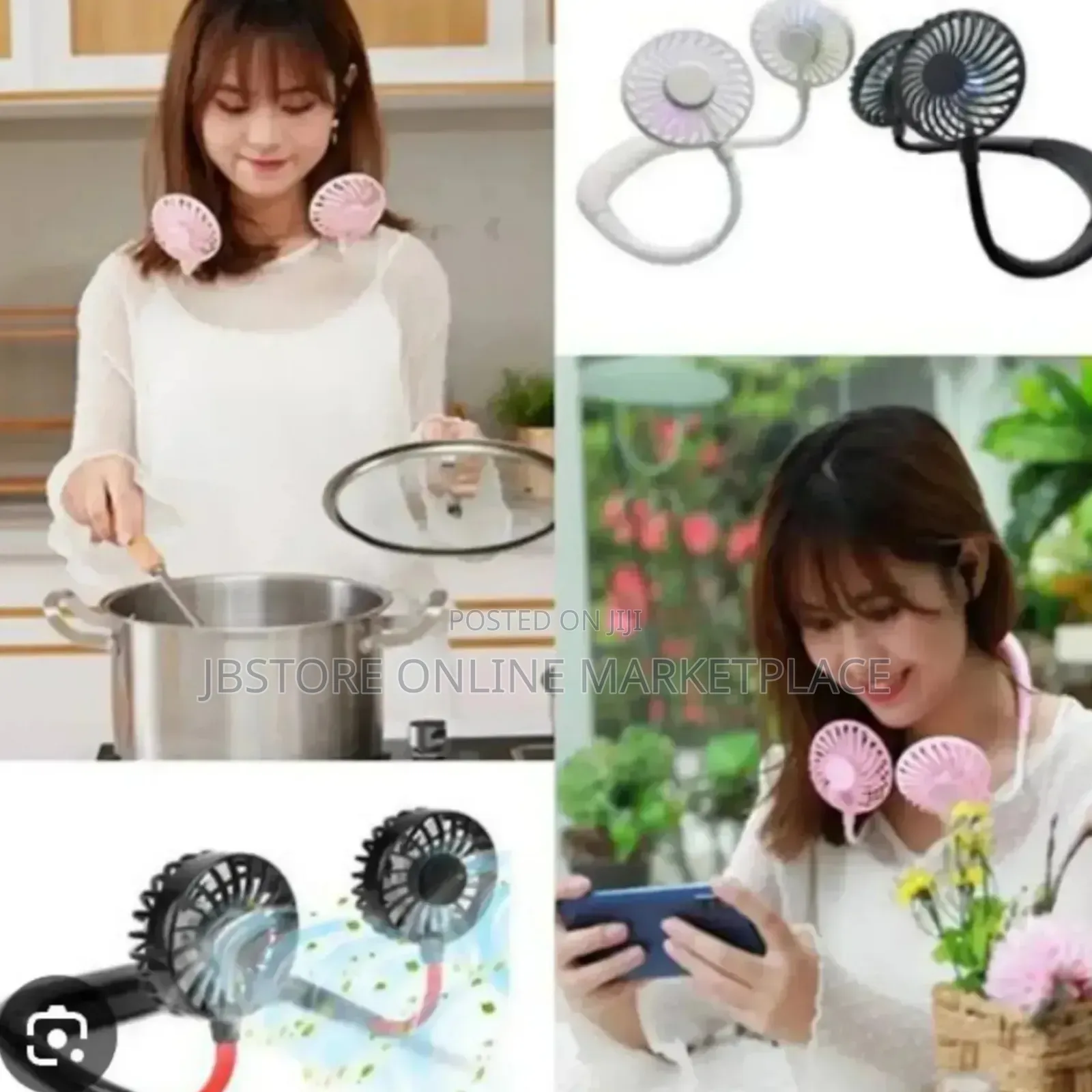 Rechargeable 360-degree Neck Rotation And Adjustable Speeds