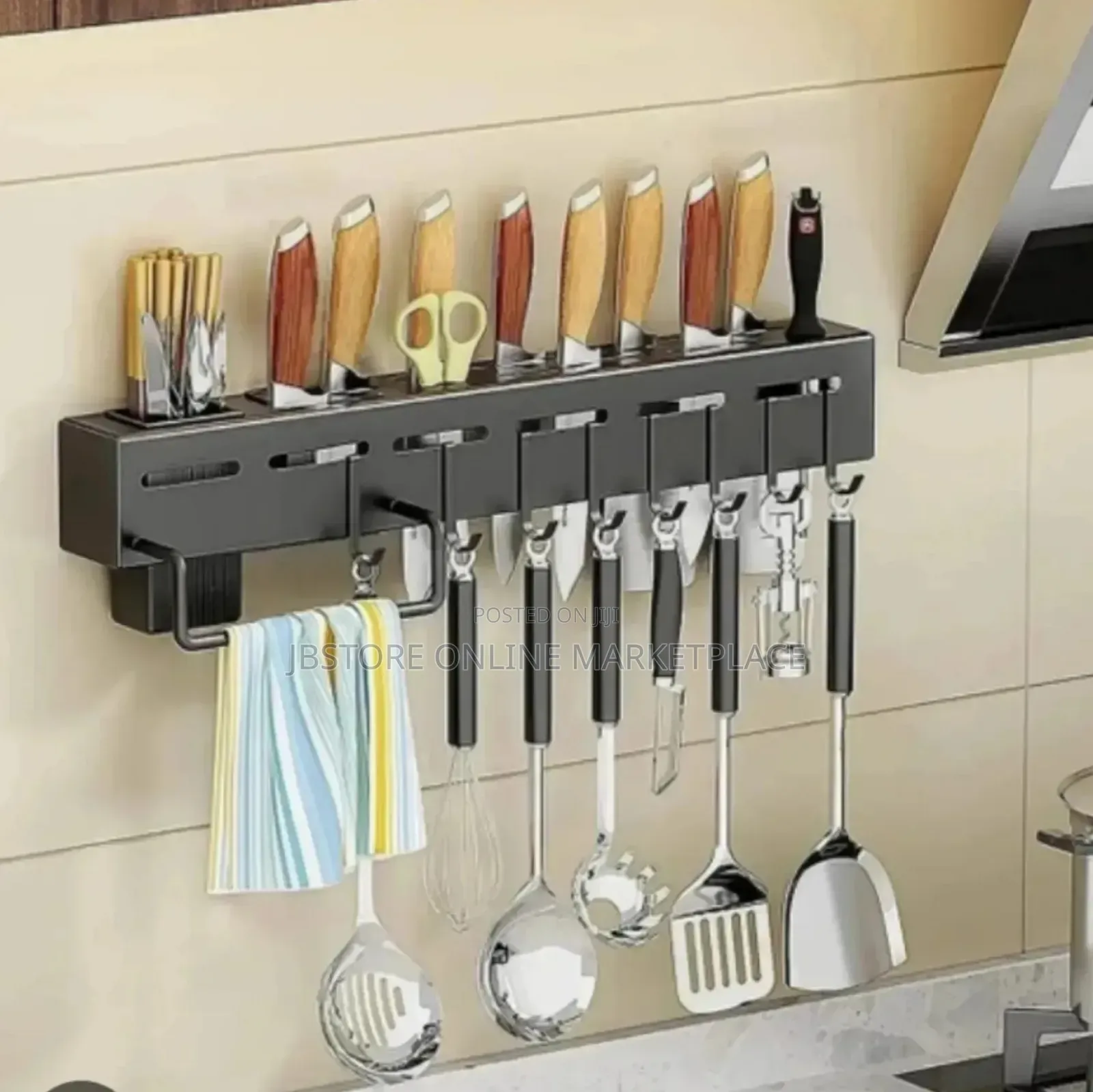 50cm Wall-mounted Kitchen Organizer Rack