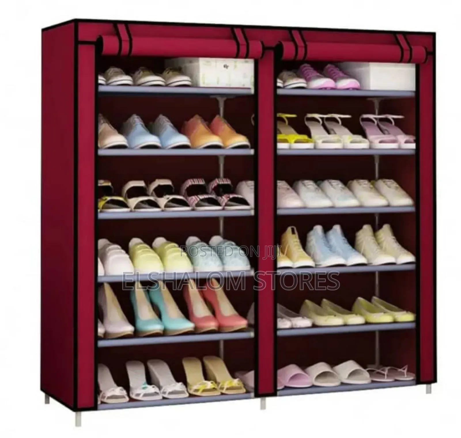 Double Shoe Rack With Cover