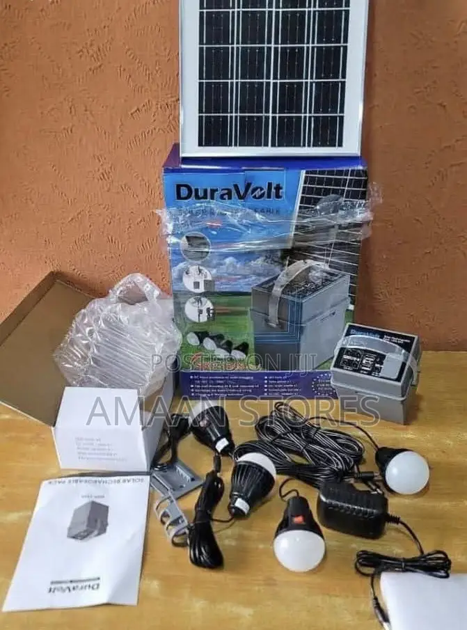 Duravolt 4-in-1 Rechargeable Solar Pack