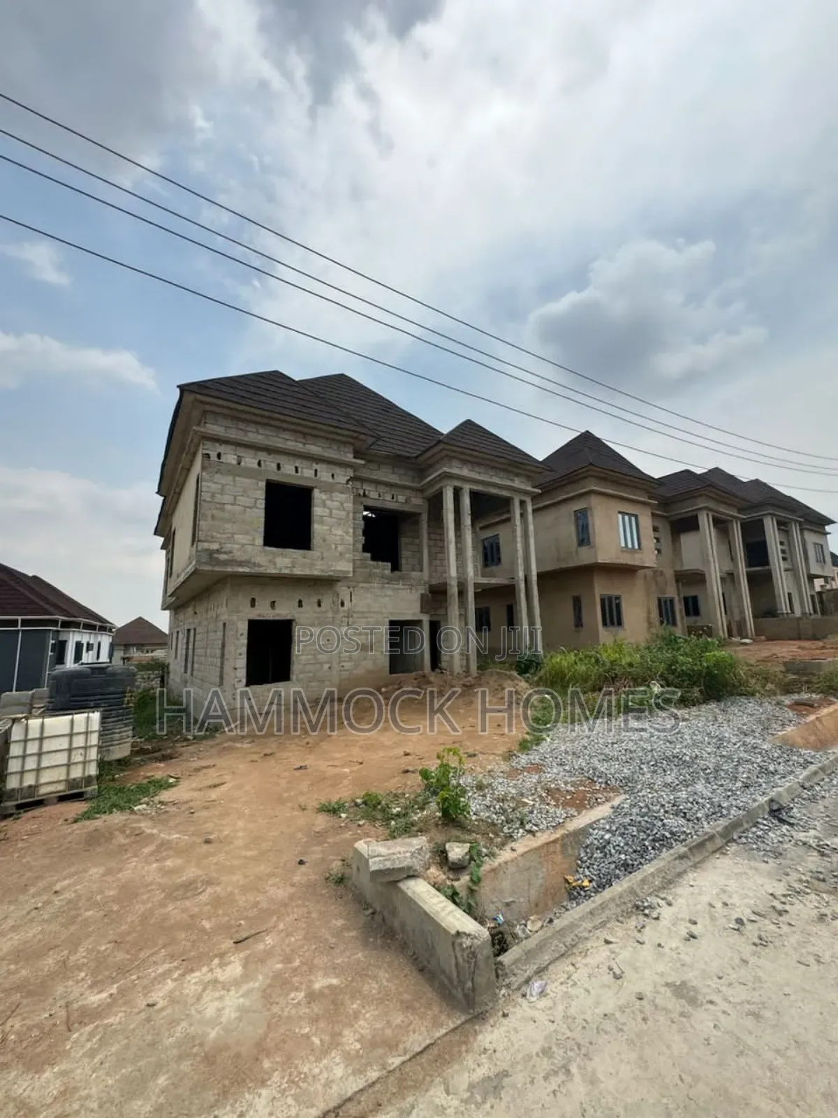 80% Completed 4-Bedrm Duplex With Bq at Nigeria Army Tiger Estate Ojoo