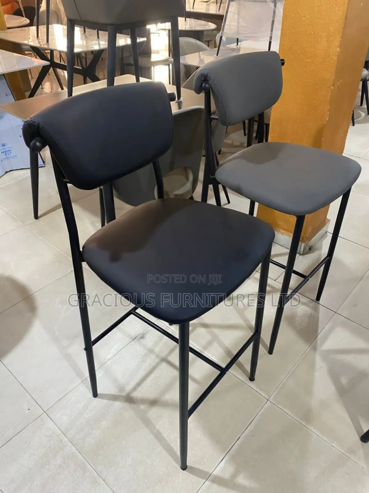 Bar Stool With Backrest