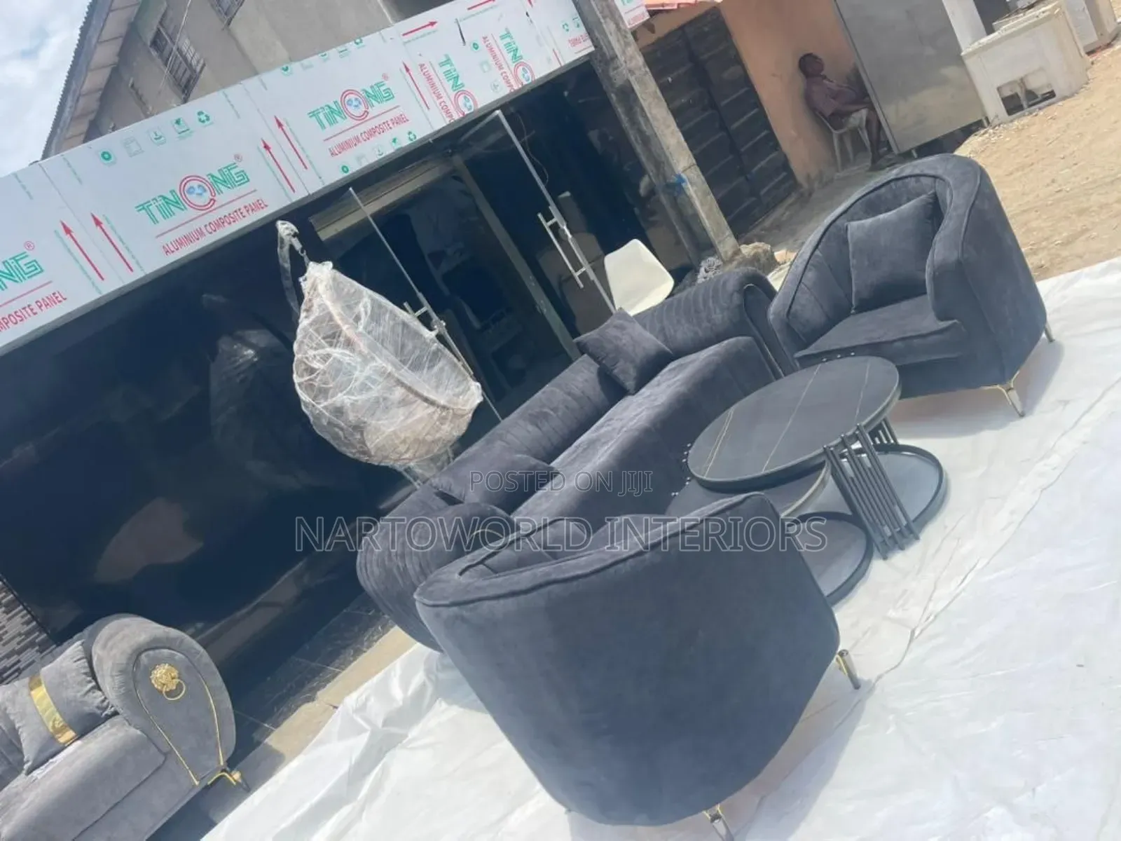 5 Seaters Quality Fabric Sofa Chair