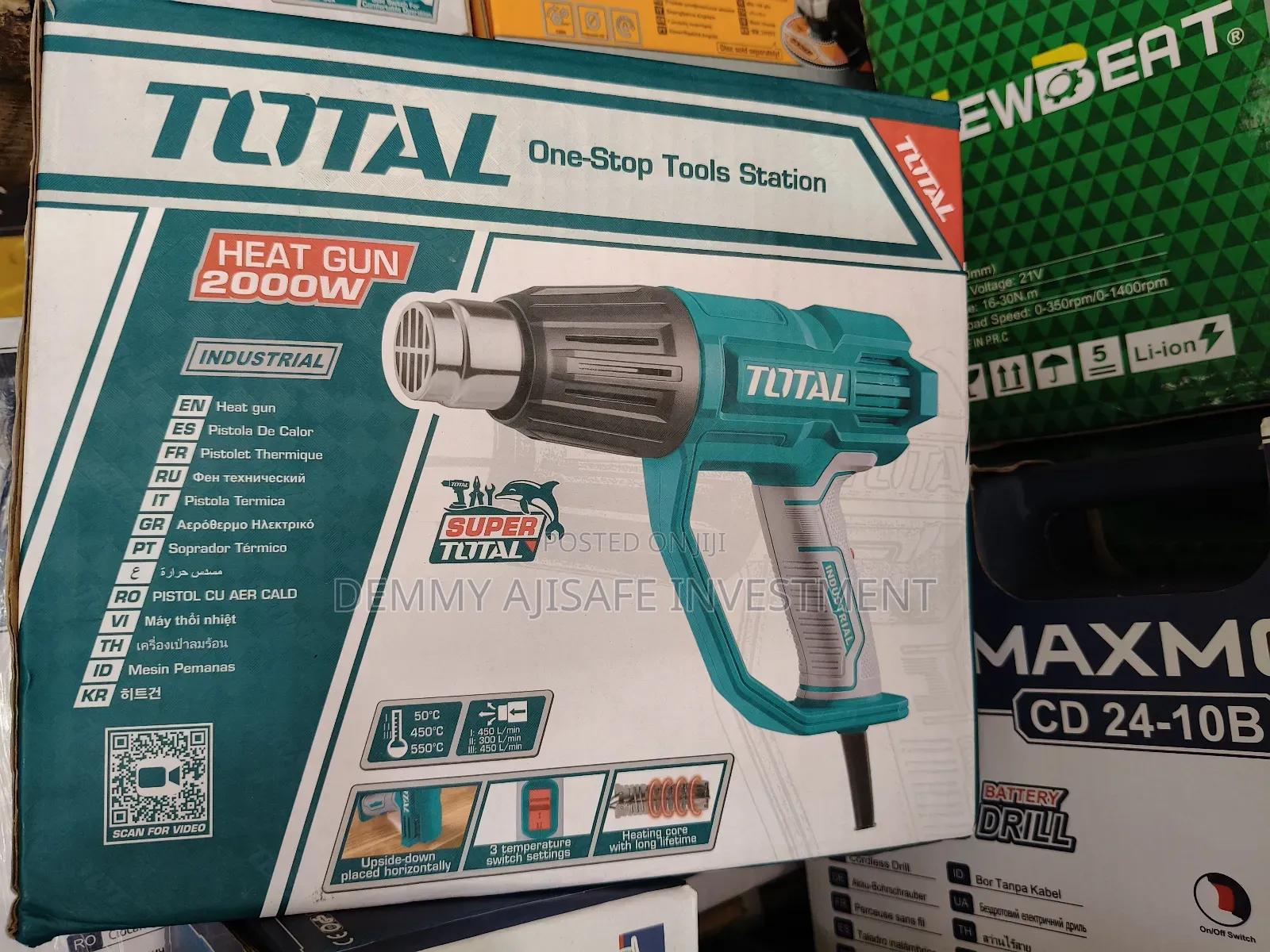 Total Industrial Heat Gun(Electric)2000w