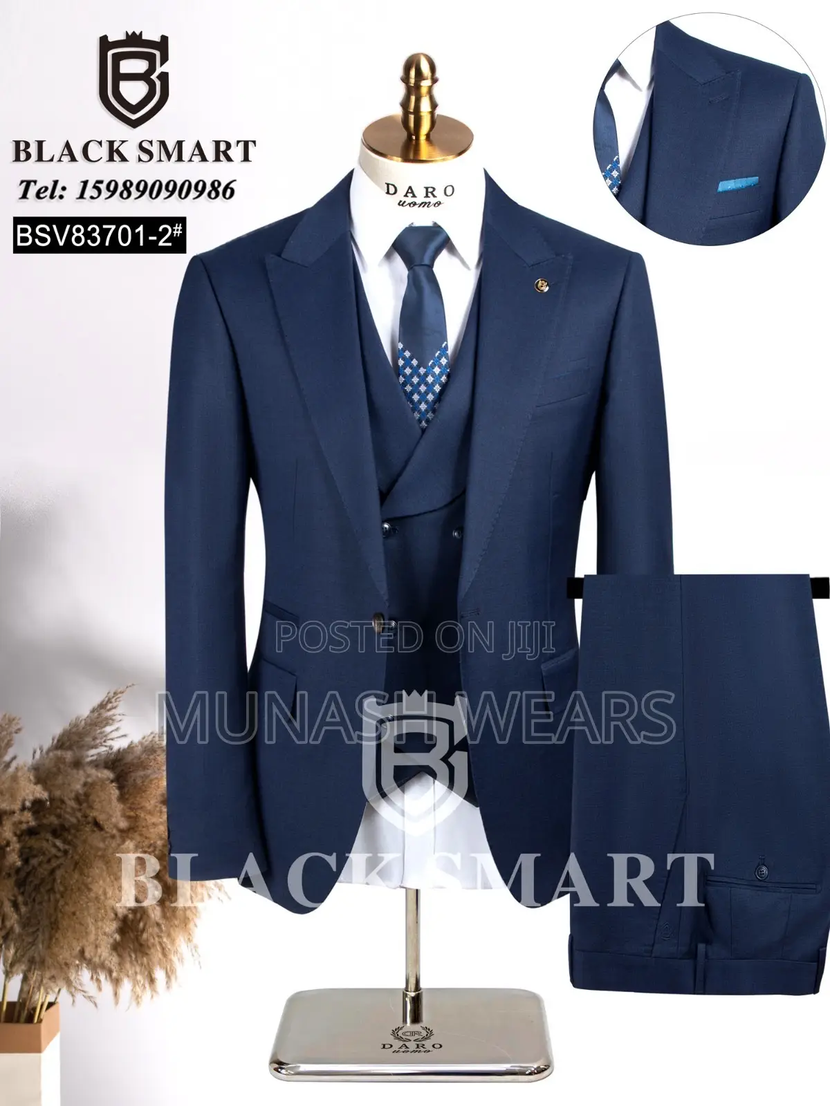 Italian Blue Suit Collection