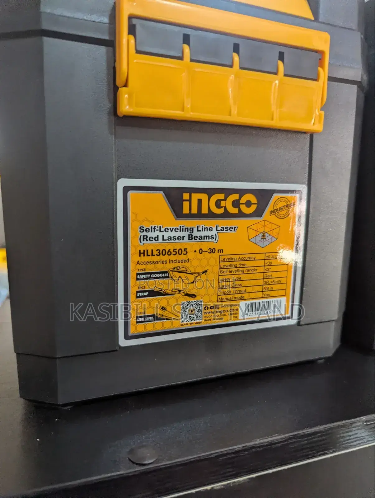 Ingco Hll306505 Self-Leveling Line Laser D