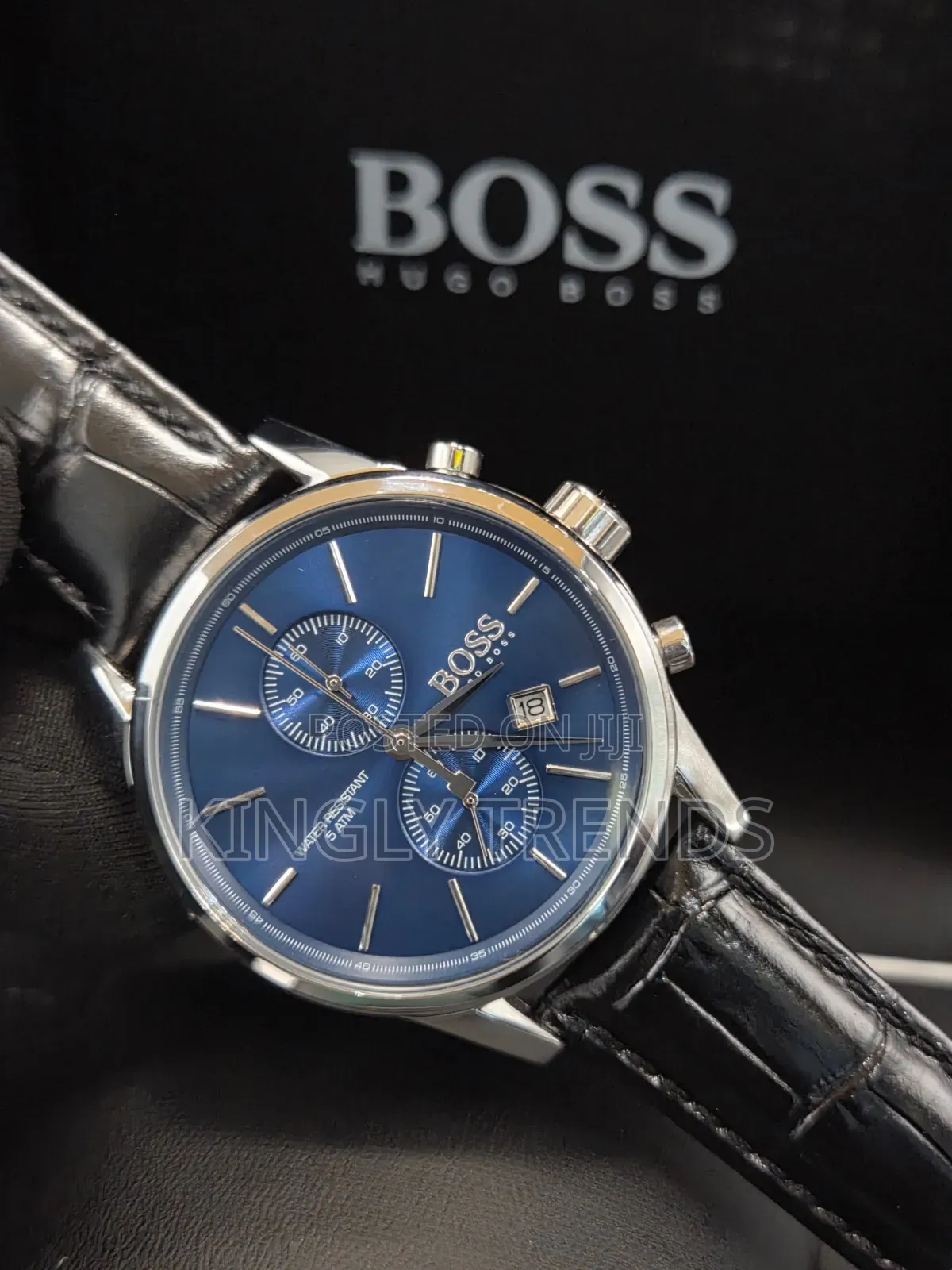 Hugo Boss Leather Wristwatch