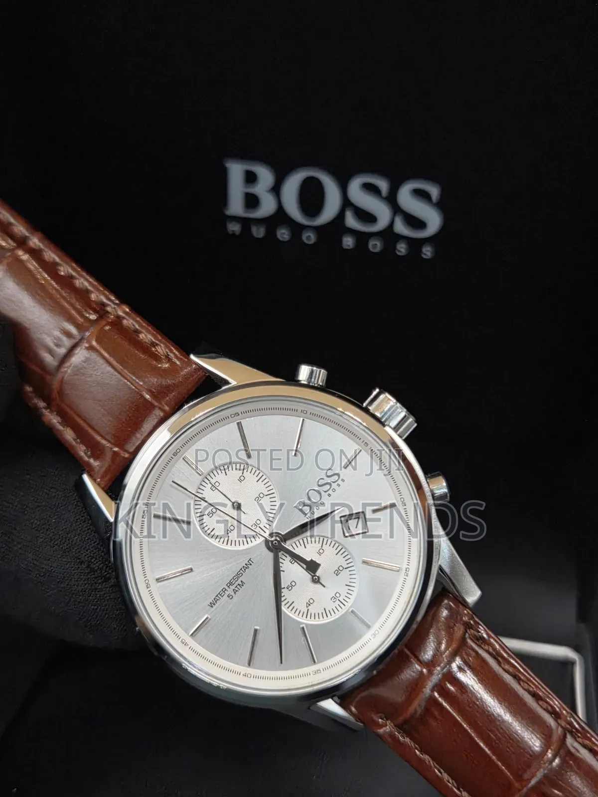 Hugo Boss Leather Wristwatch