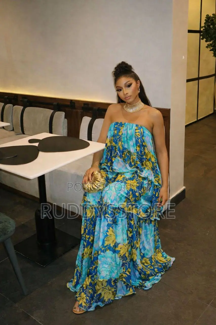 Zr Layered Strapless Dress