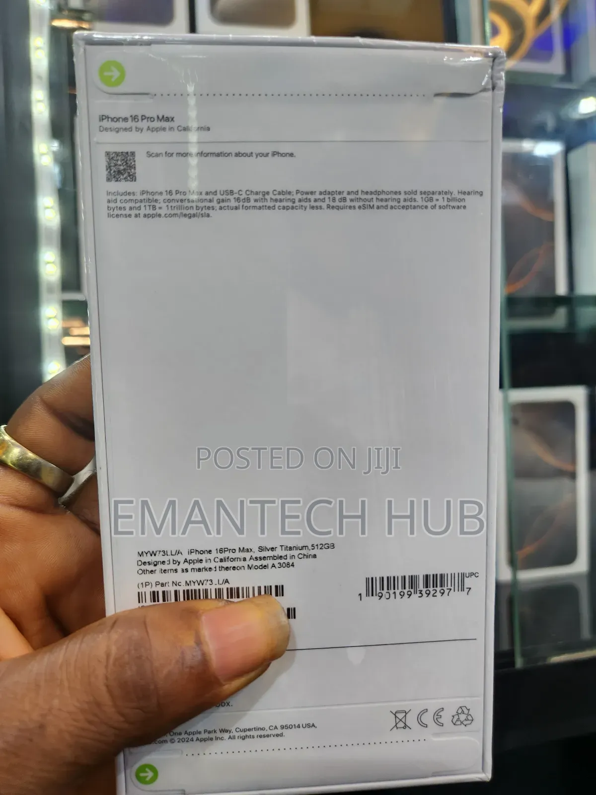 New Apple iPhone 16 Pro Max 512 GB Silver