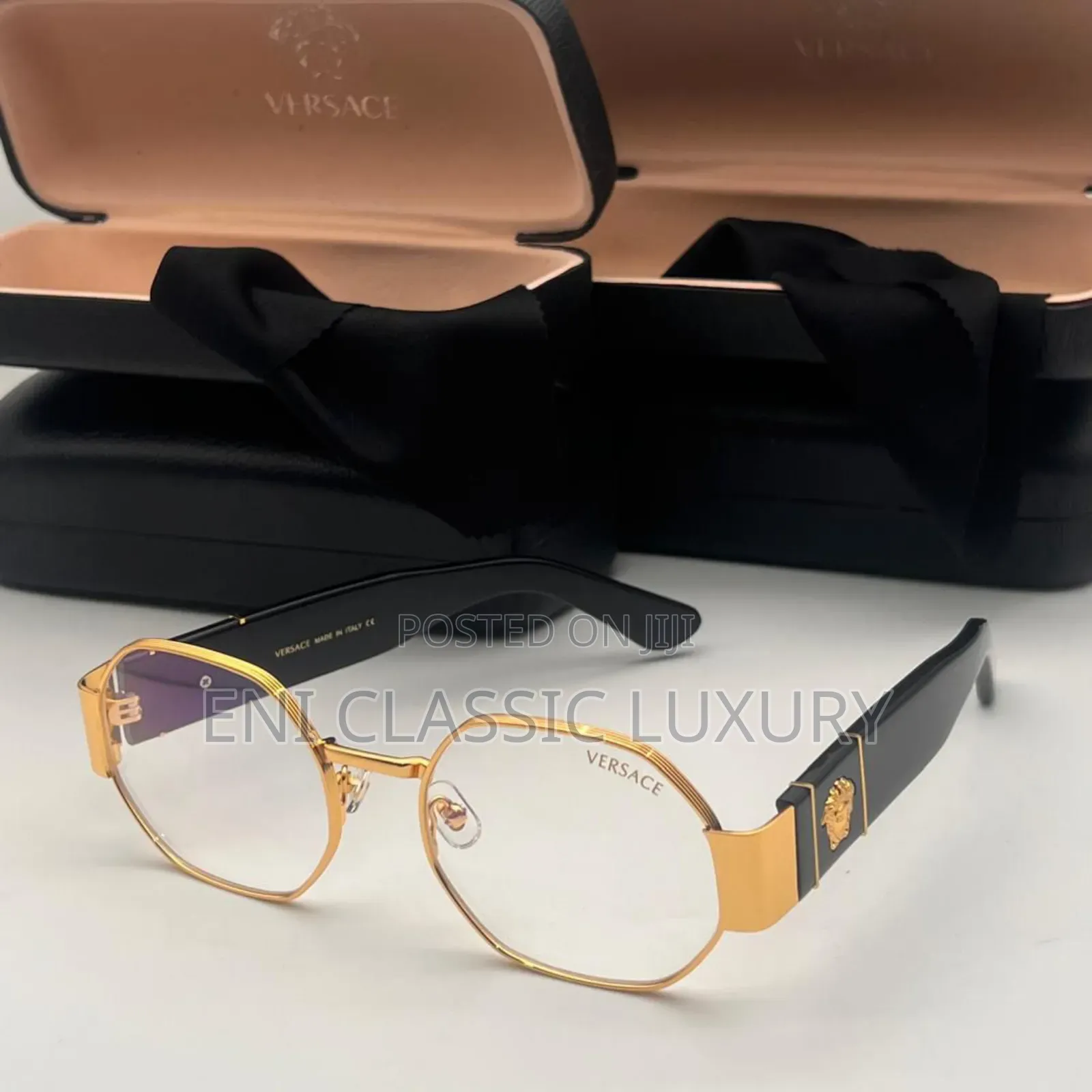 Versace Luxury Men's Eyewear Collection Well Banded Package