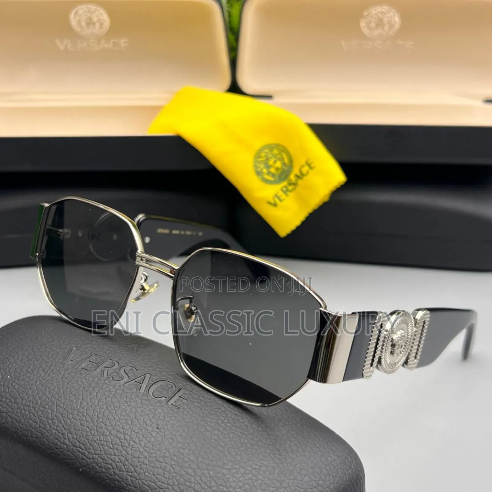 Versace Luxury Men's Eyewear Collection Well Banded Package
