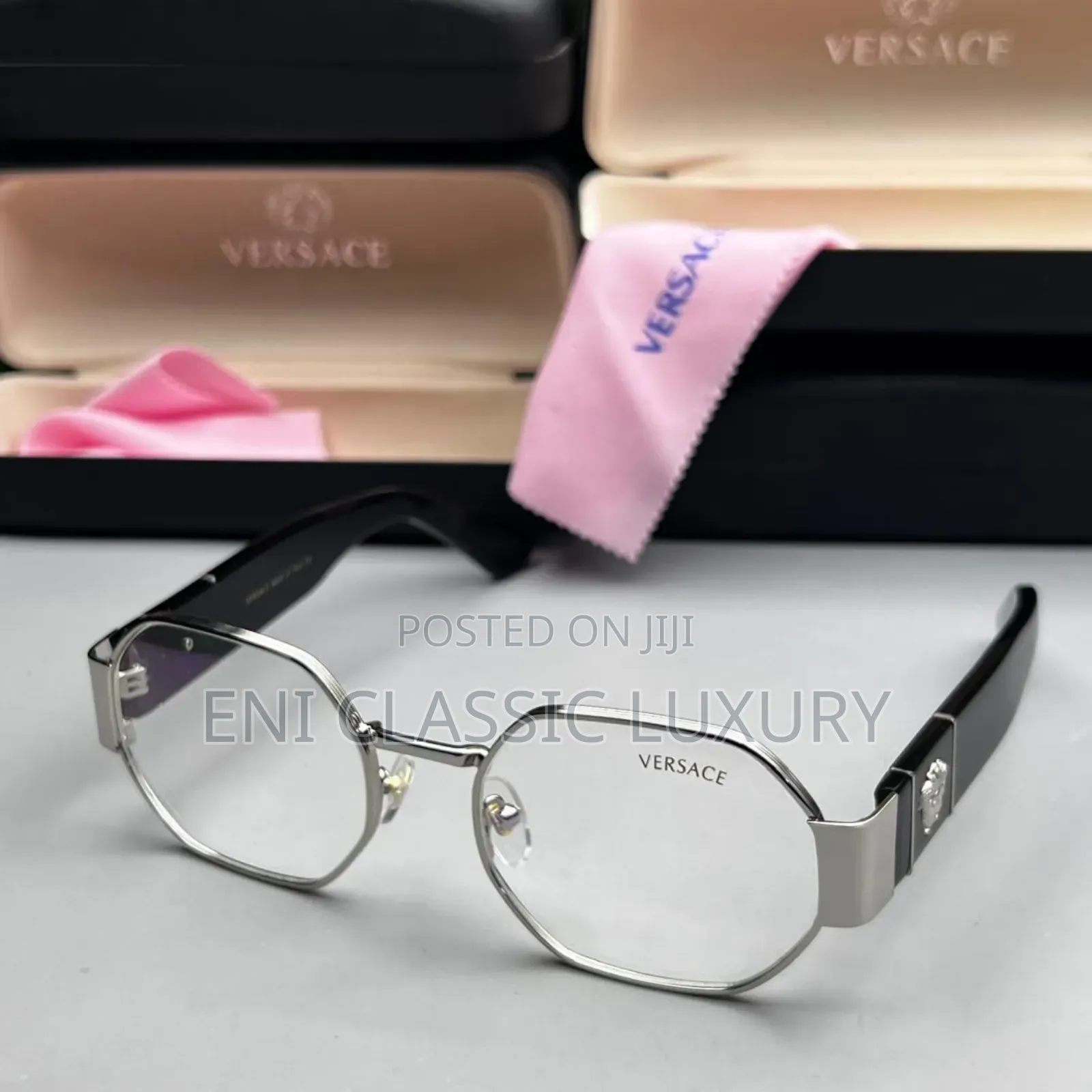 Versace Luxury Men's Eyewear Collection Well Banded Package