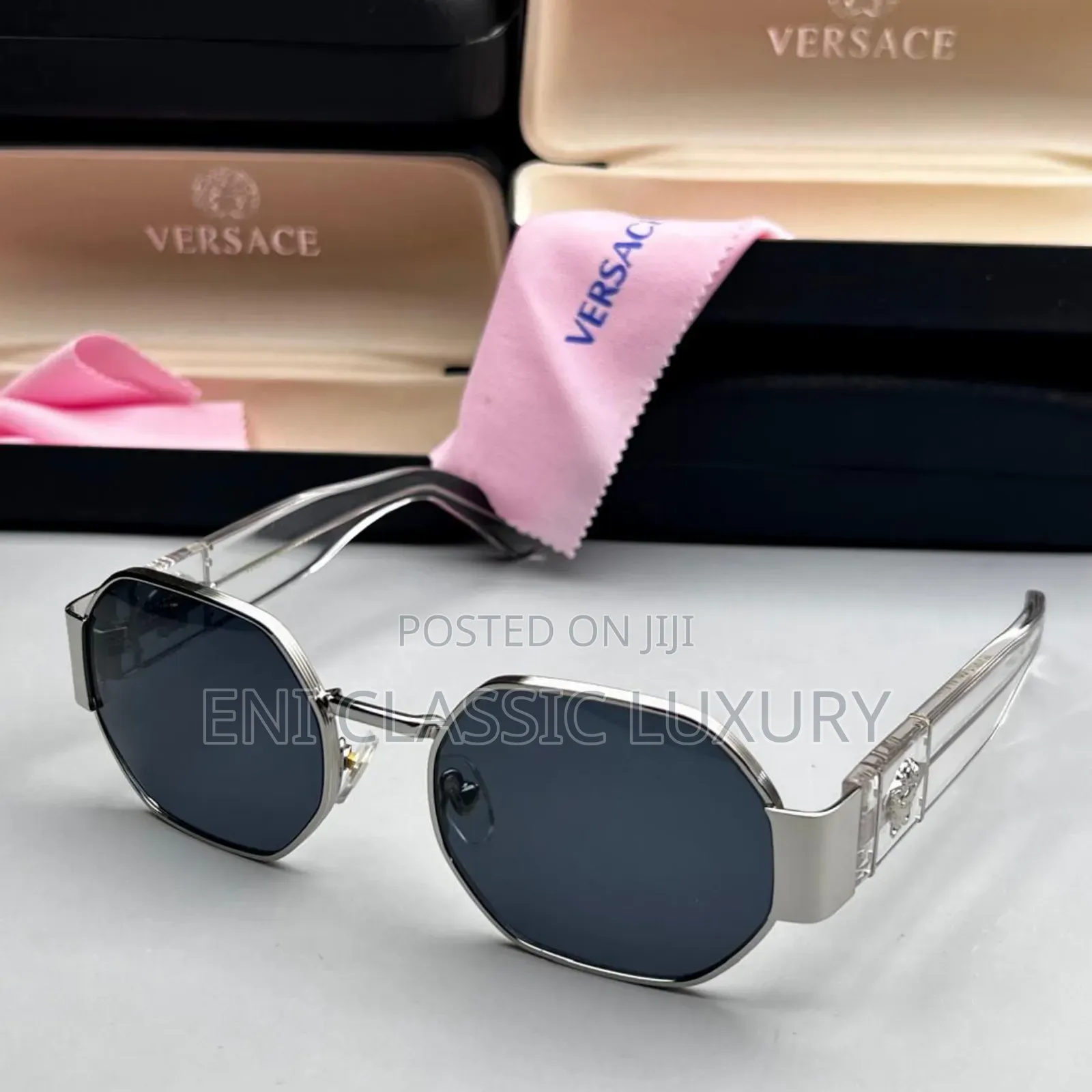 Versace Luxury Men's Eyewear Collection Well Banded Package