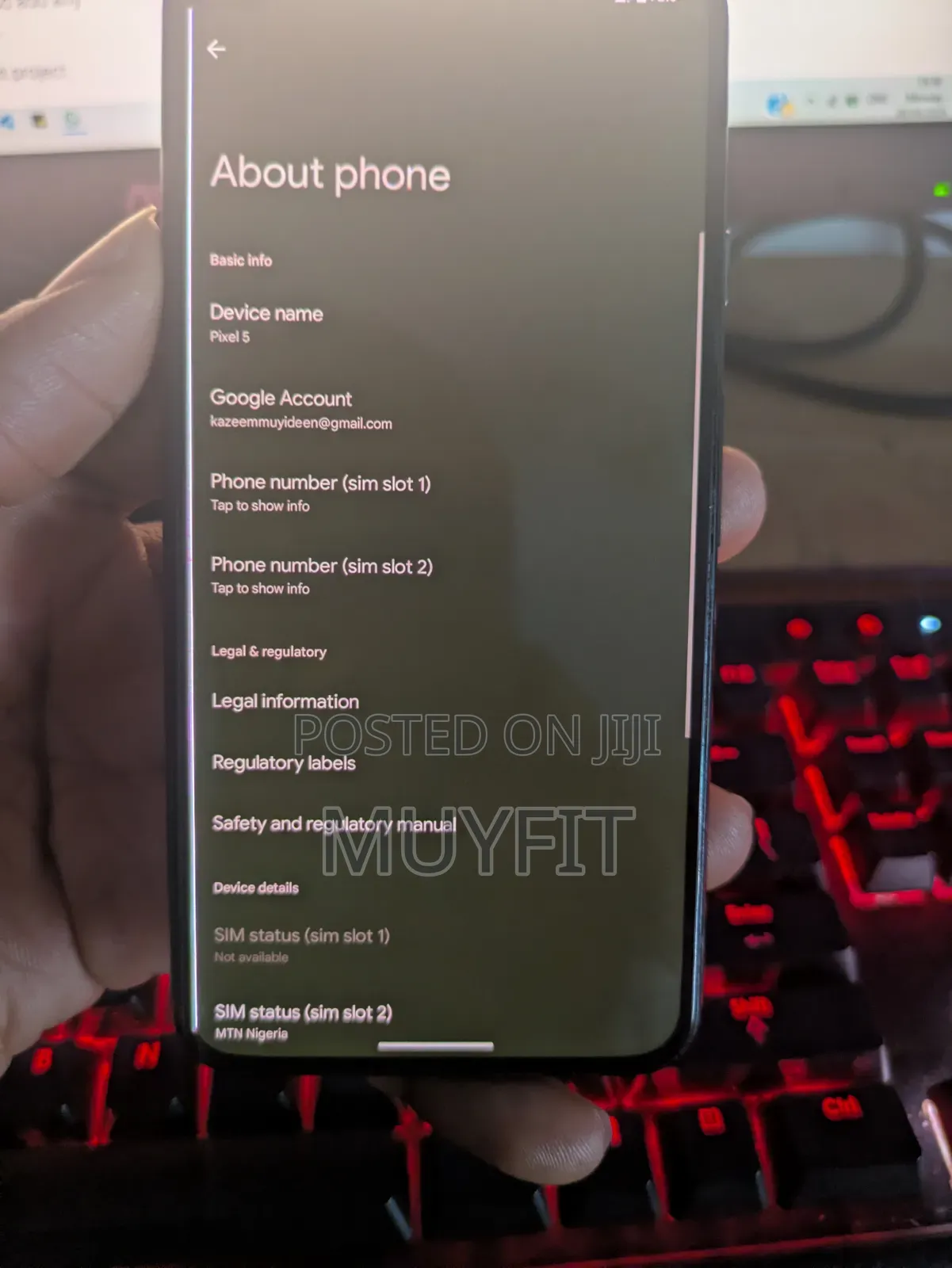 Google Pixel 5a 5G 128 GB Black