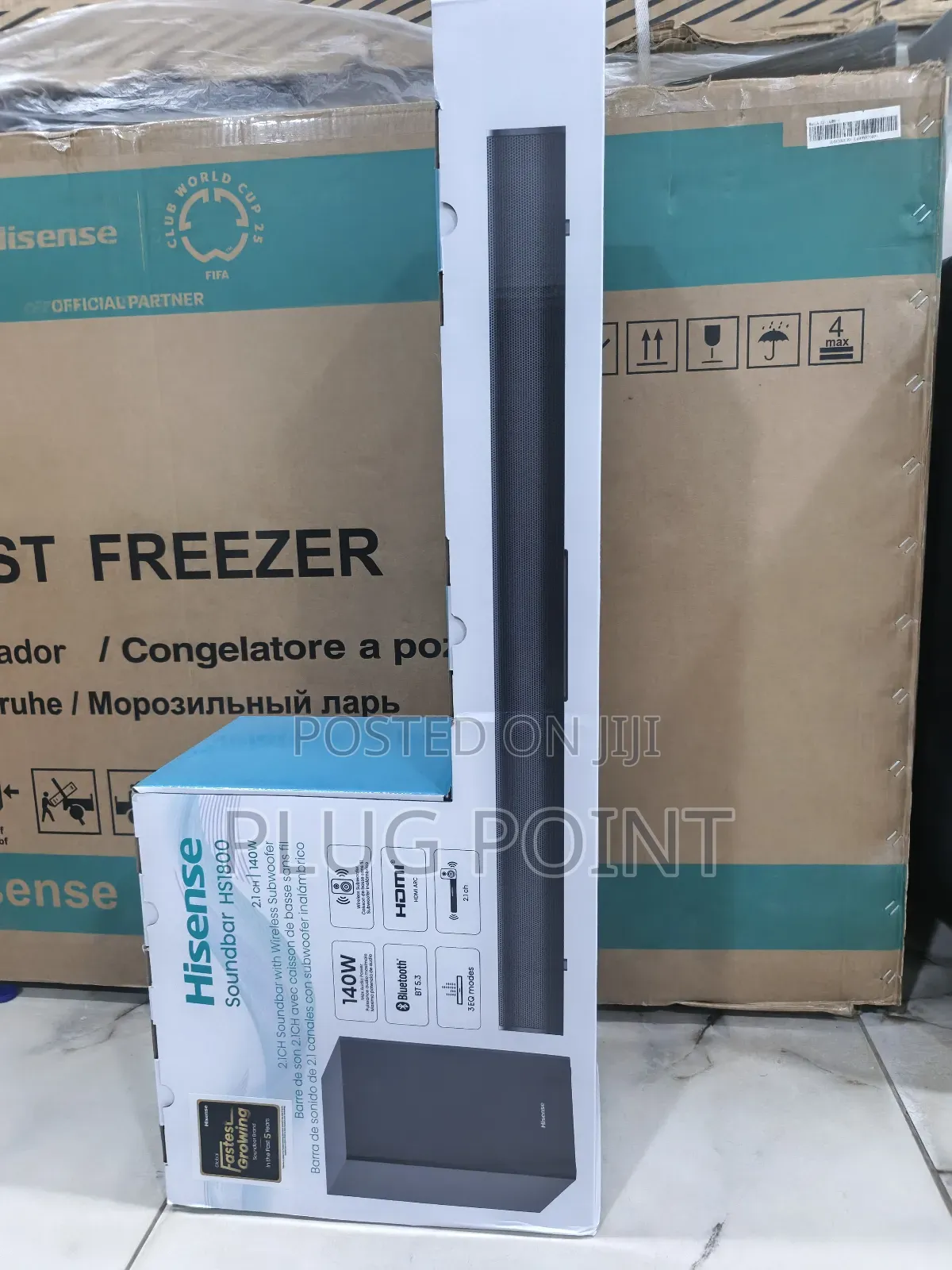 Hisense Hs1800 140w Slim Soundbar With Bluetooth Connectivity