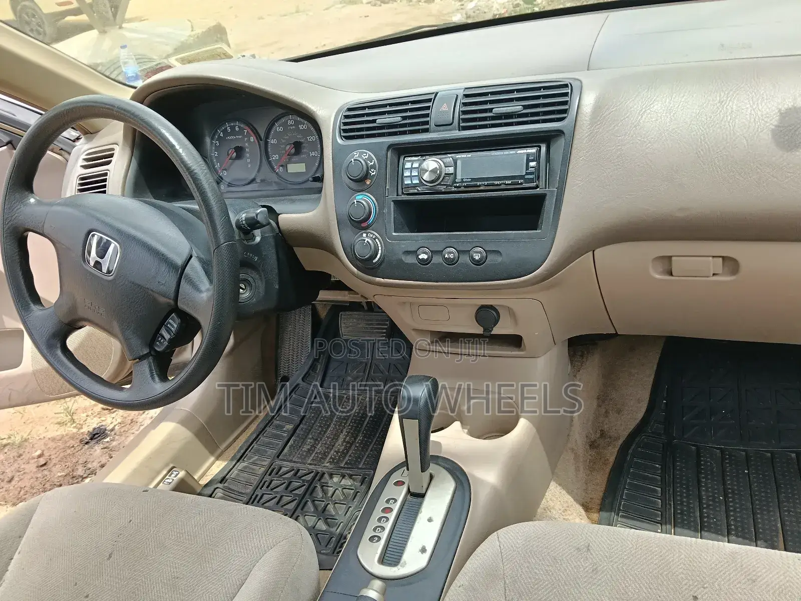 Honda Civic LX 4dr Sedan (1.7L 4cyl 4A) 2001 Gold