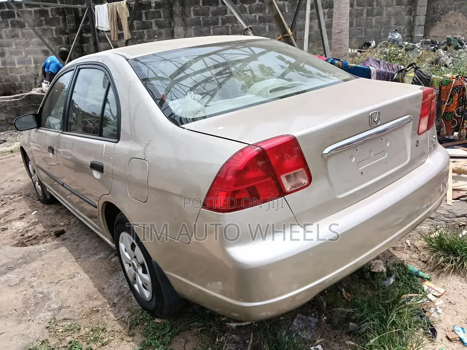 Honda Civic LX 4dr Sedan (1.7L 4cyl 4A) 2001 Gold