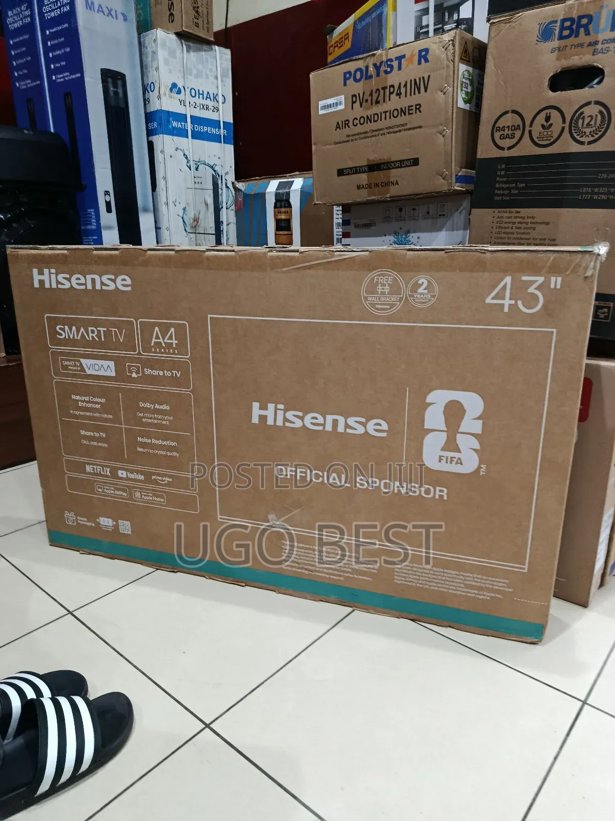 Hisense 43 Inches Led Smart Tv Original Product 1 Yr Warranty