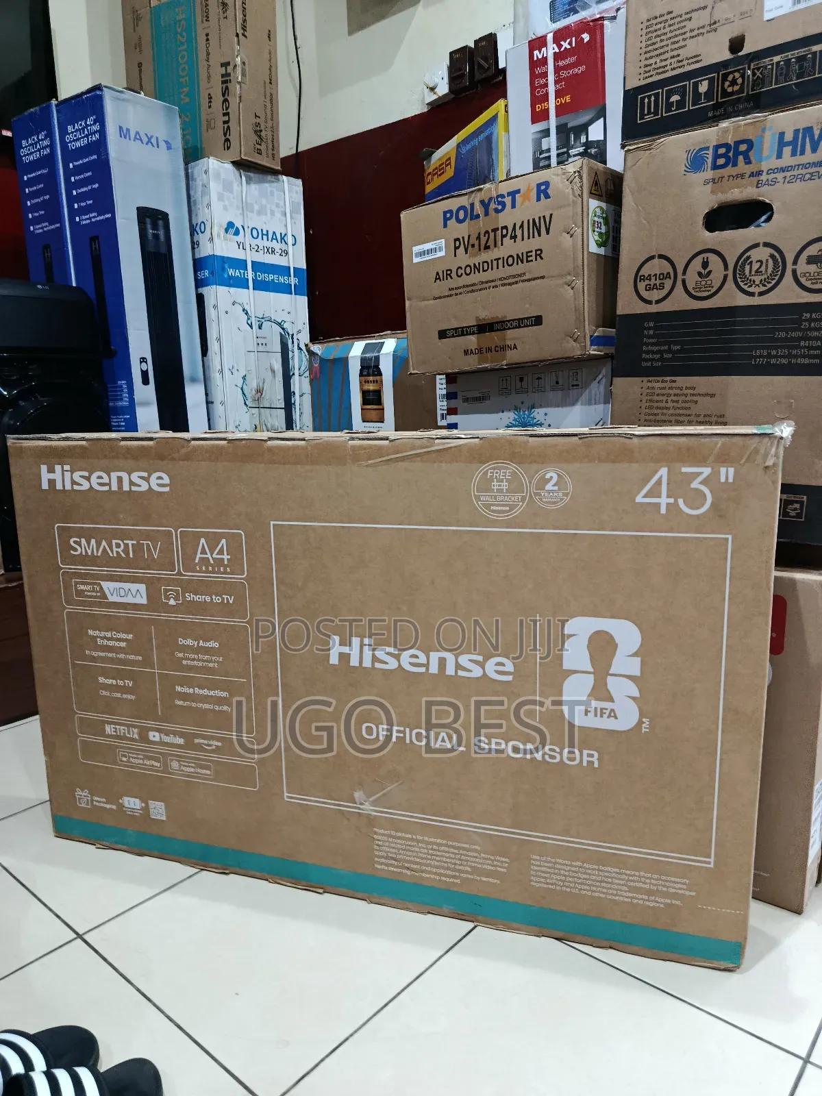 Hisense 43 Inches Led Smart Tv Original Product 1 Yr Warranty