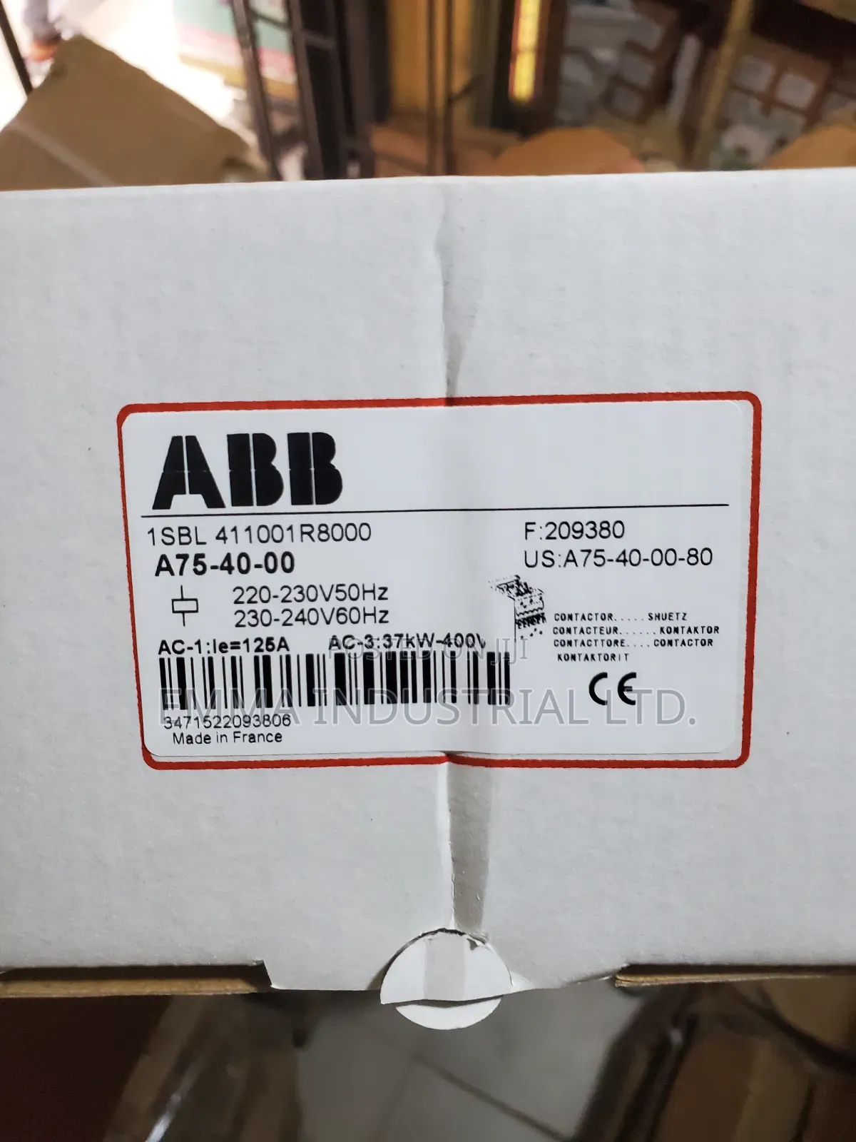 A75-40 Contactor 125amp 4pole
