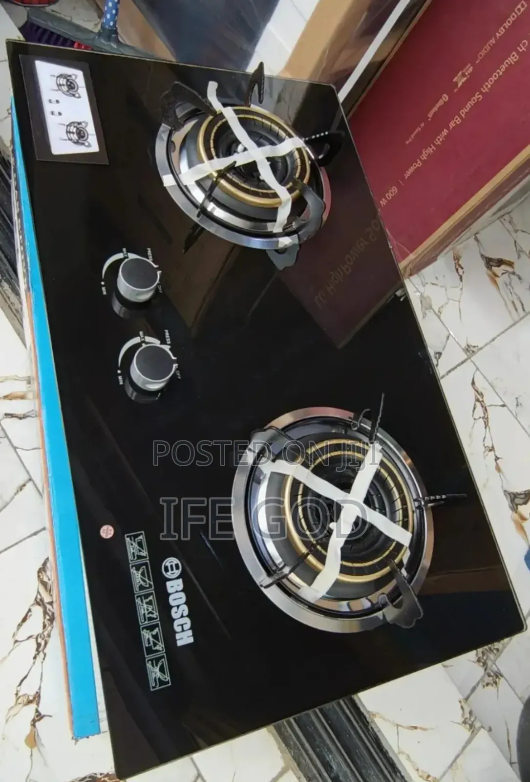 Original Bosch Built-in Premium Quality Luxury 2 Burners Gas Cooker
