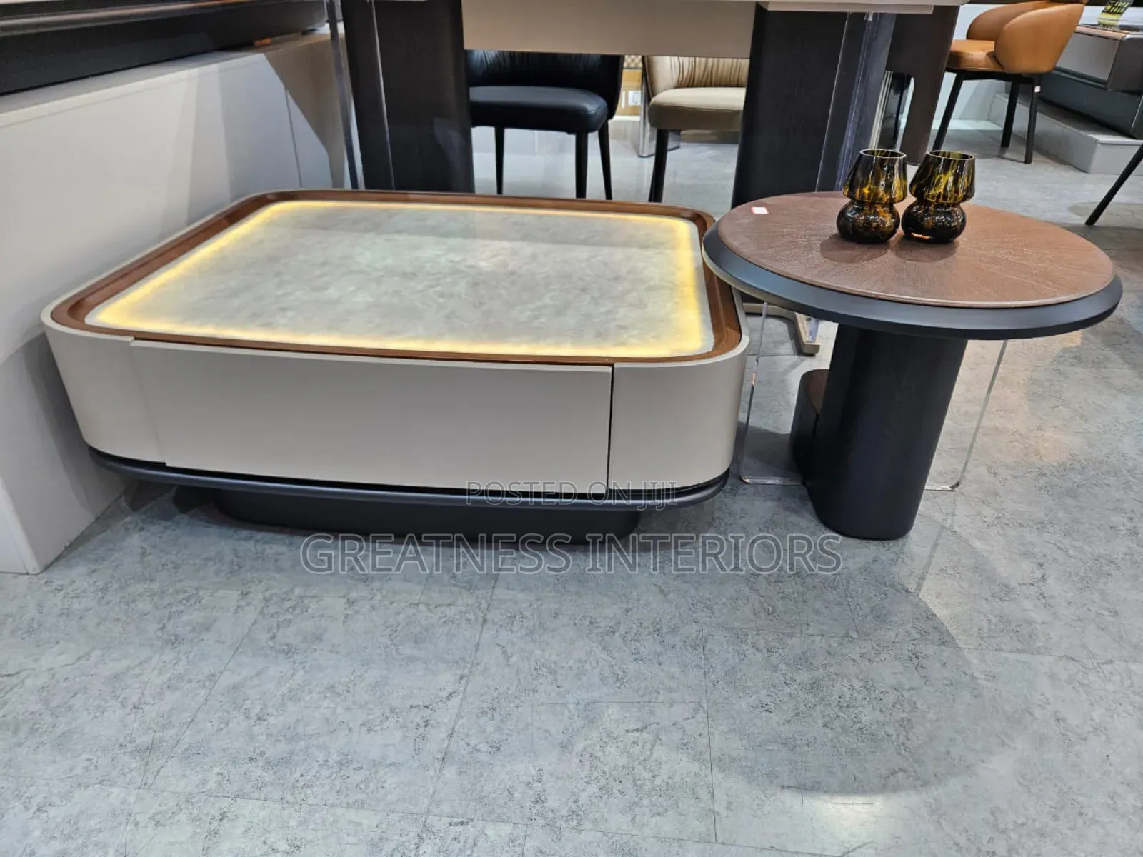 Elegant Modern Illuminated Coffee Table