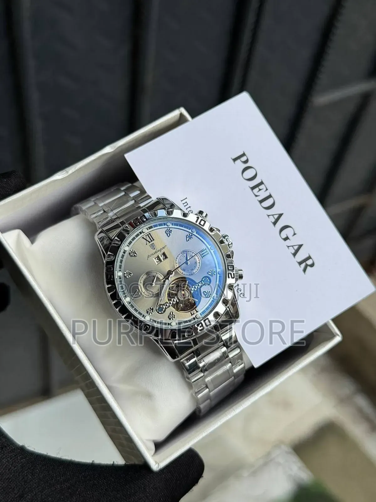 Poedagar Solid Quality Automatic Mechanical-"Chronograph" Watches.
